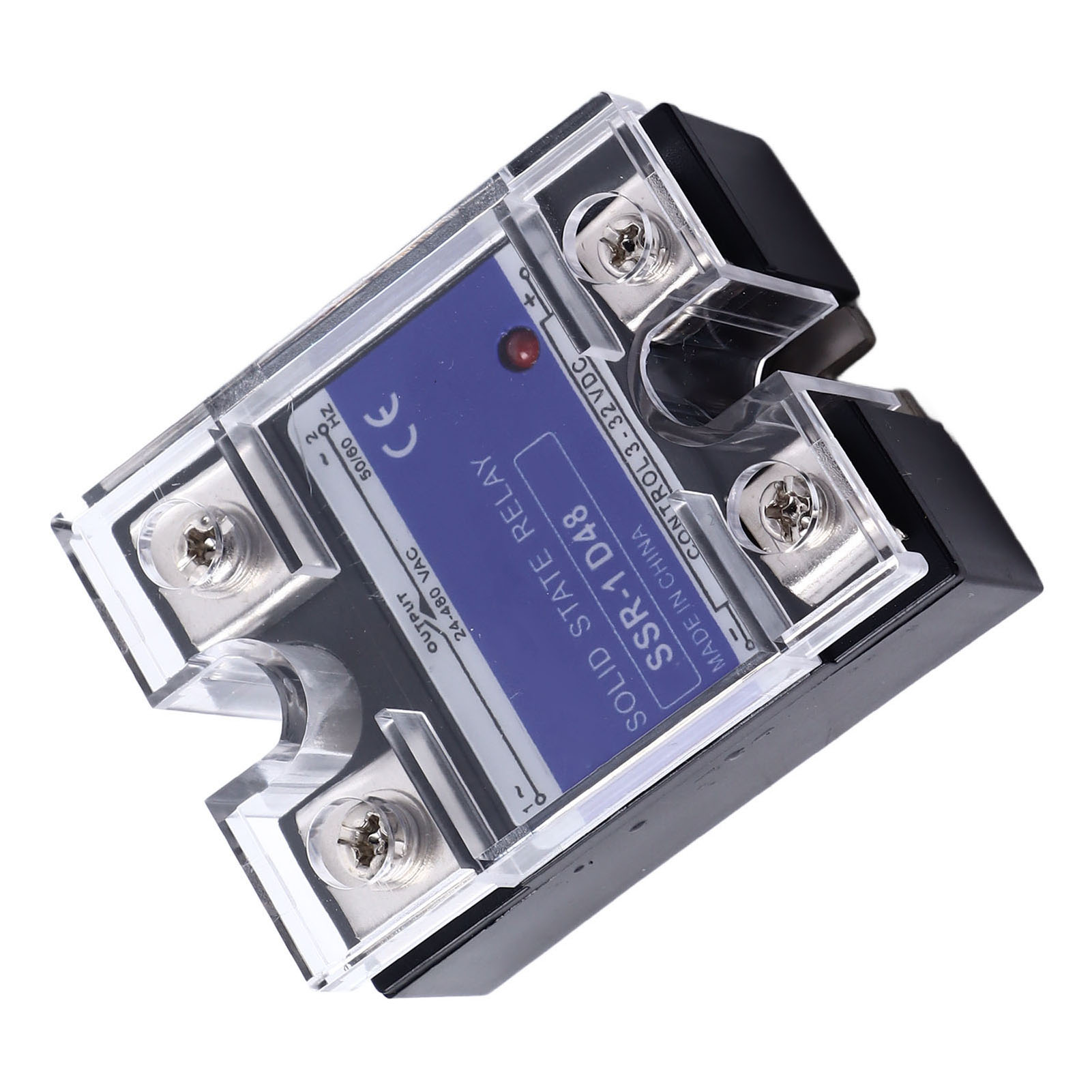 Einphasiges Dc/ac-halbleiterrelais, Statischer Spannungsregler, 3 Eingänge, 32 Vdc, 24–480 Vac, 60 A Last