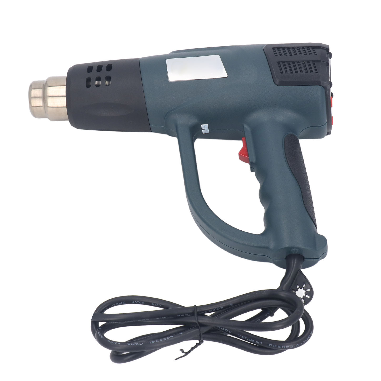 Digitales Heißluftgebläse-set Mit Variabler Temperatur Von 60-600°c Und 4 Düsen Für Schrumpfschläuche (eu-stecker 220v).