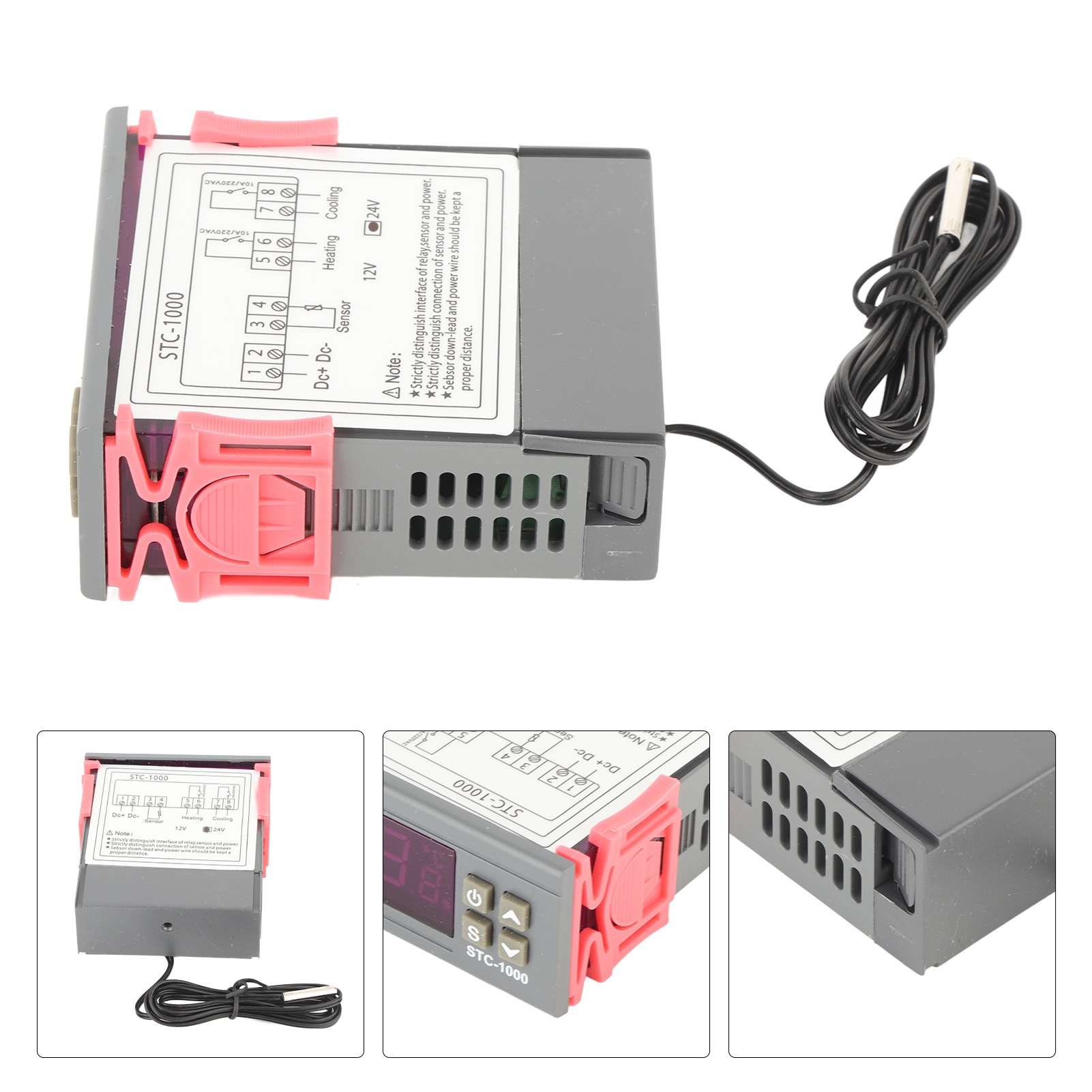 Digitales Temperaturregelthermostat Stc-1000 Für Kühlung Und Heizung Mit Ntc-sonde