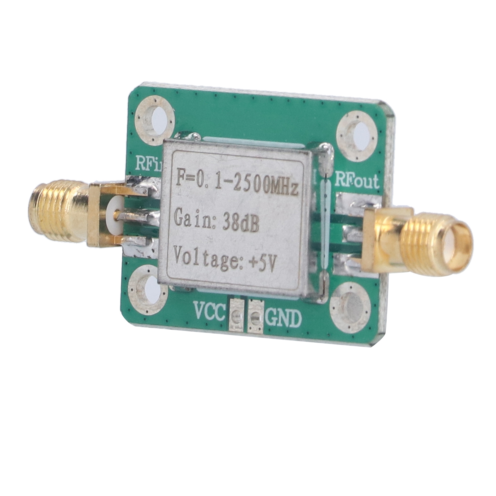 Mikrowellen-hf-verstärkermodul, Hochverstärkungskarte, Rauscharmer Empfänger, Zubehör 0,1–2500 Mhz, 38 Db