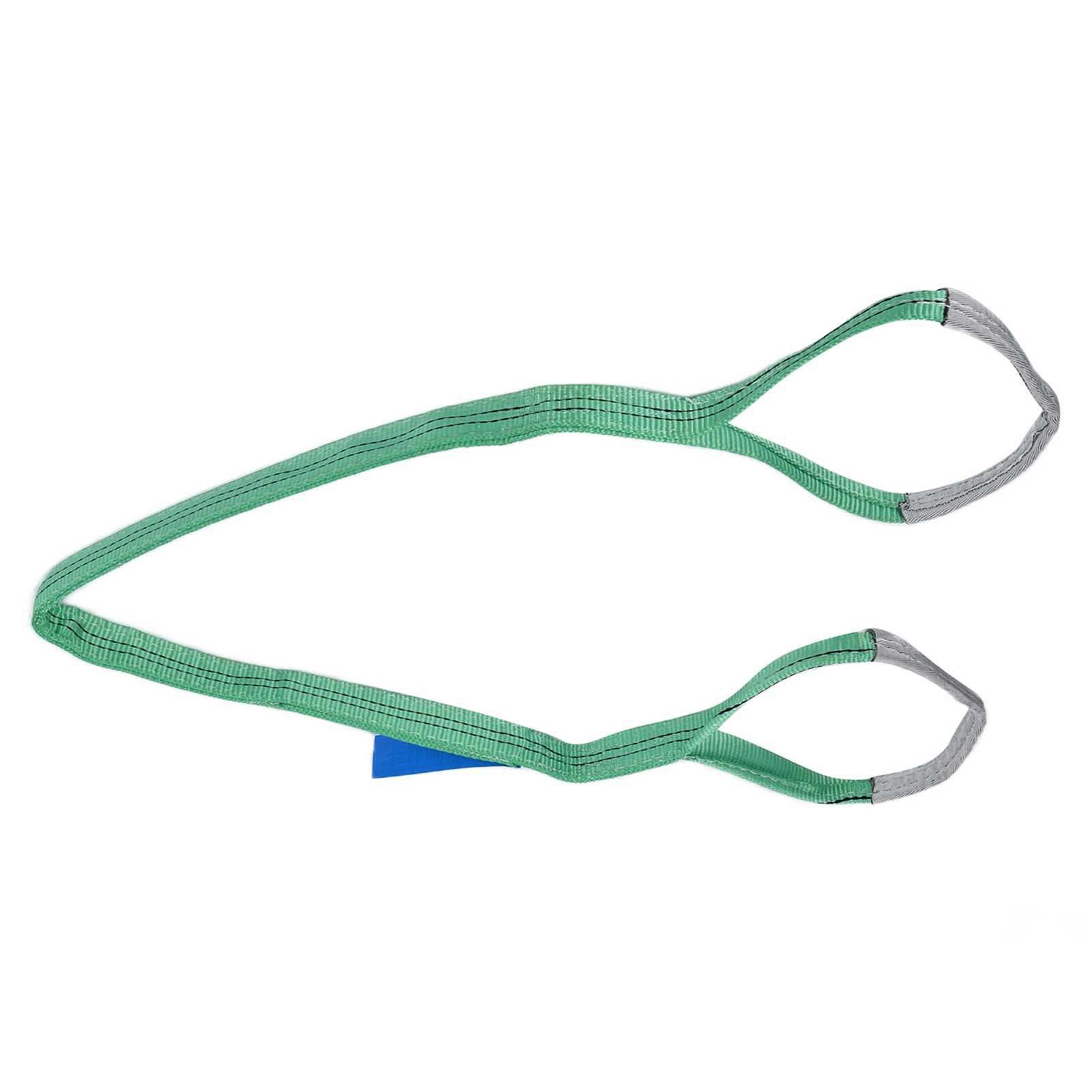 Flache Hebeschlinge (2 Tonnen) Aus Hochfestem Polyester, Kranhebegurte, Anschlagmittel, 2 Meter
