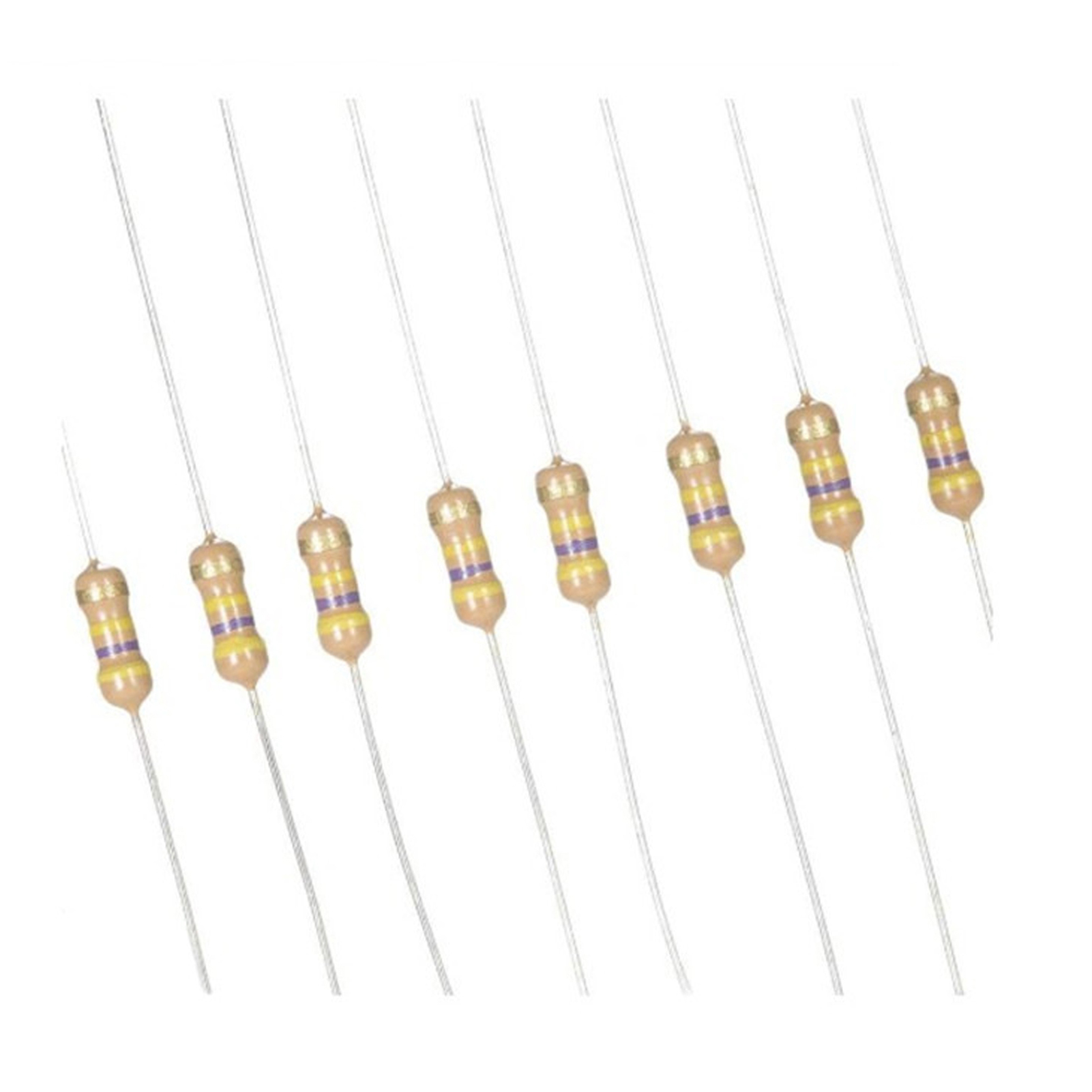 Set Mit 1500 1/4 W (5%) Kohleschichtwiderständen, Steckwiderstände Von 1 Ω Bis 10 Mω.