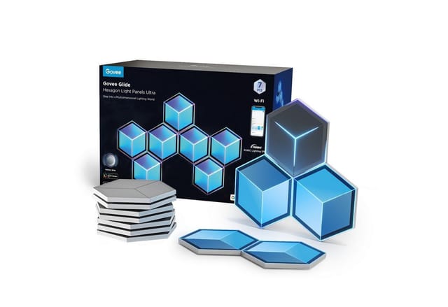 Govee Glide Hexagon Leuchtpaneele Meteor Grau
