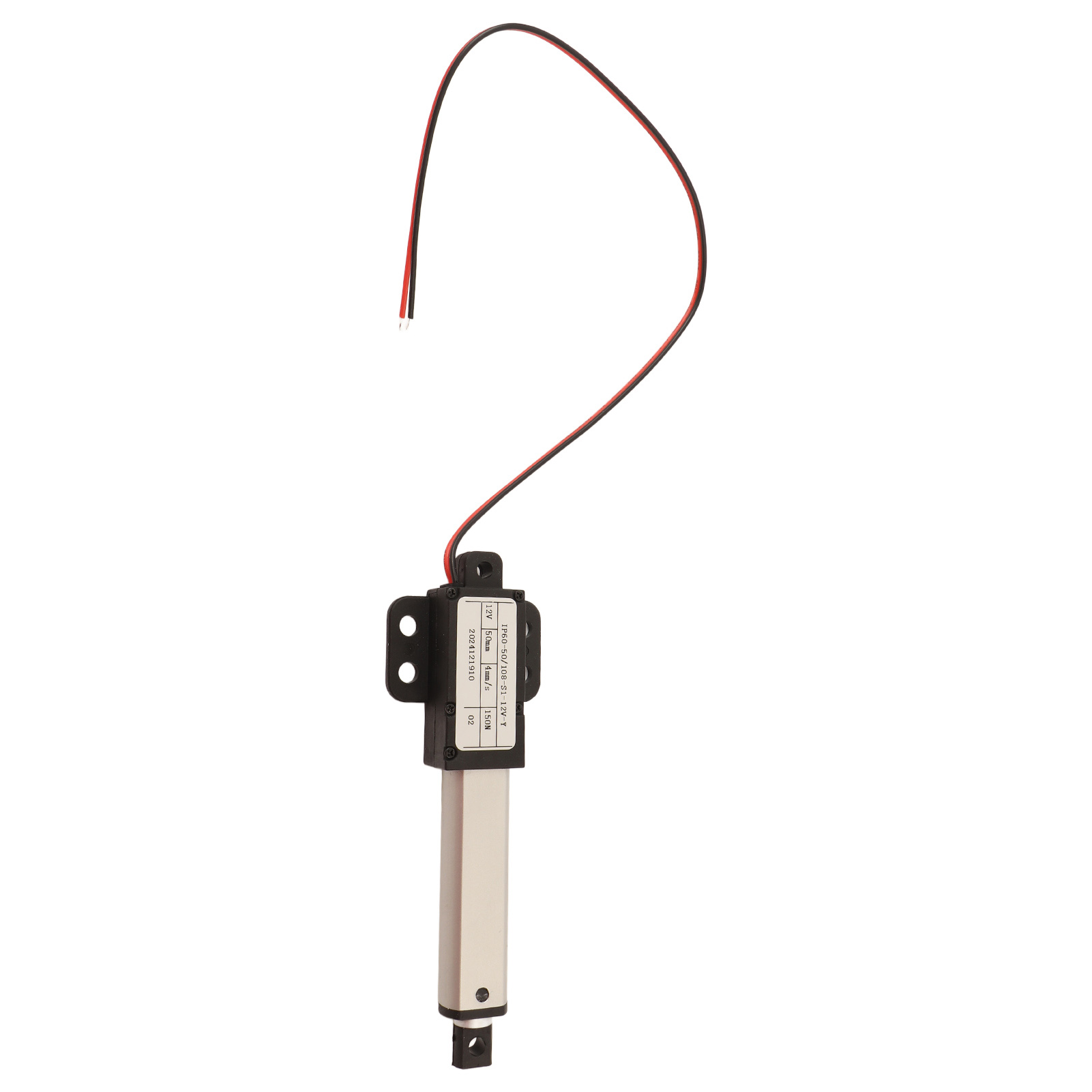 Geräuscharmer 50-mm-linearantrieb (12 V Dc) Mit Internem Endschalter. Mini-linearmotor Für Die Automobilindustrie: 4 Mm/s – 150 N.