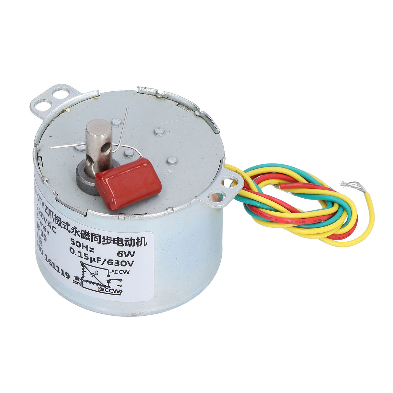 Getriebe Für Synchronmotor, Industrielle Steuerung Mit Kondensator, 5 U/min, 220 V Ac, 50 Ktyz