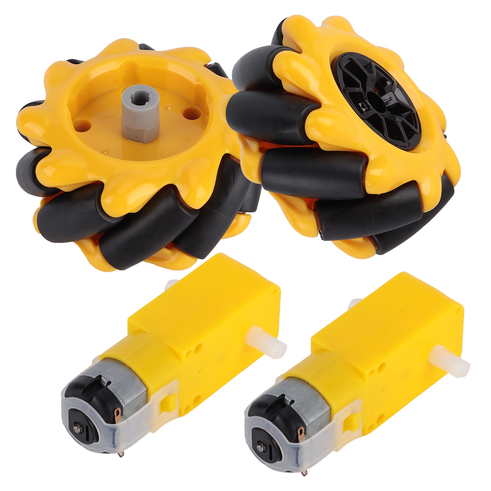 Mecanum-rad Für Tt-getriebemotor, Ersatzteile Und Zubehör Für Intelligente Roboterautos, Komponenten Für Diy-spielzeug, 60 Mm