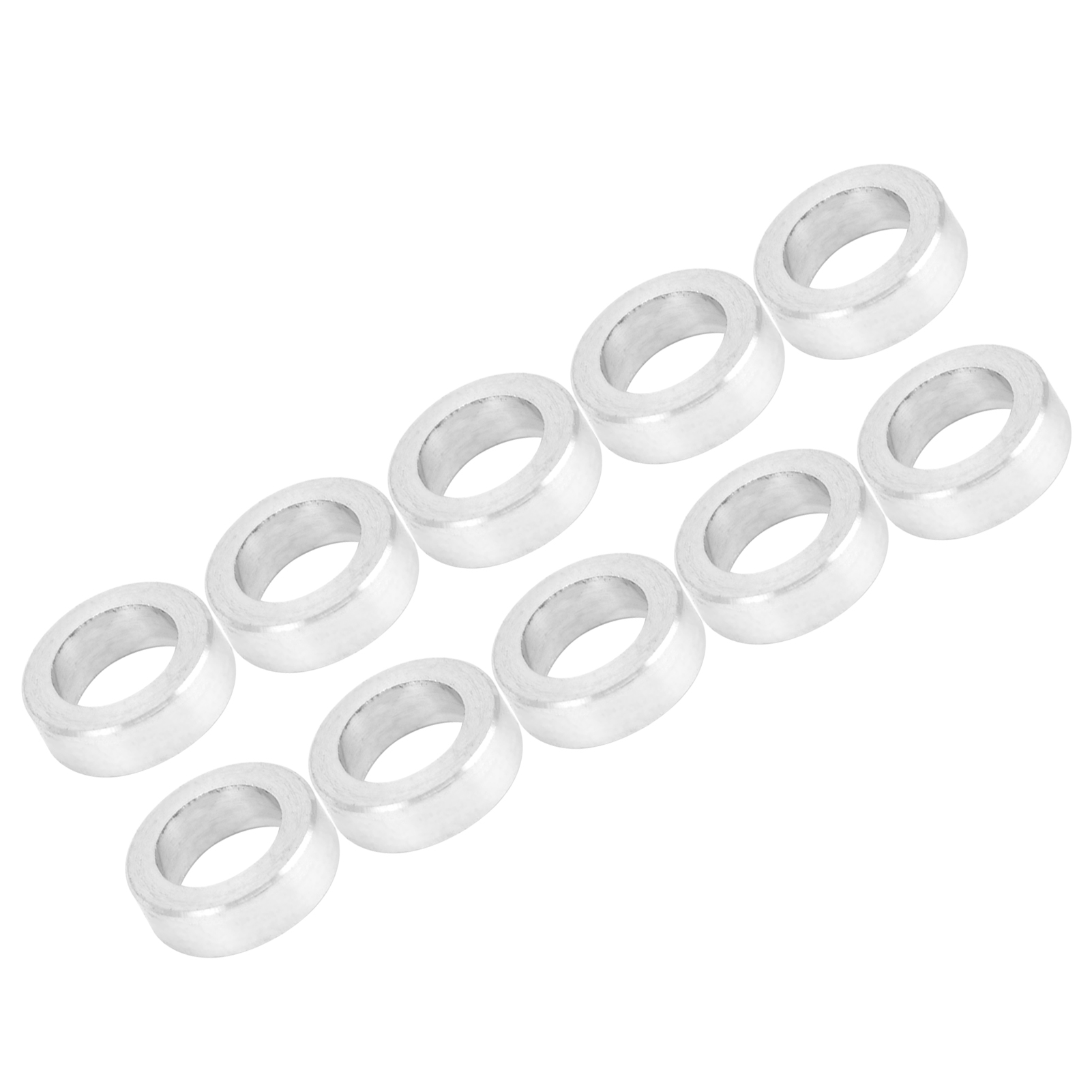 Zylindrischer Abstandshalter Aus Aluminiumlegierung, Dichtung, Spaltstützzubehör, Außendurchmesser 6 Mm, Länge 2 Mm