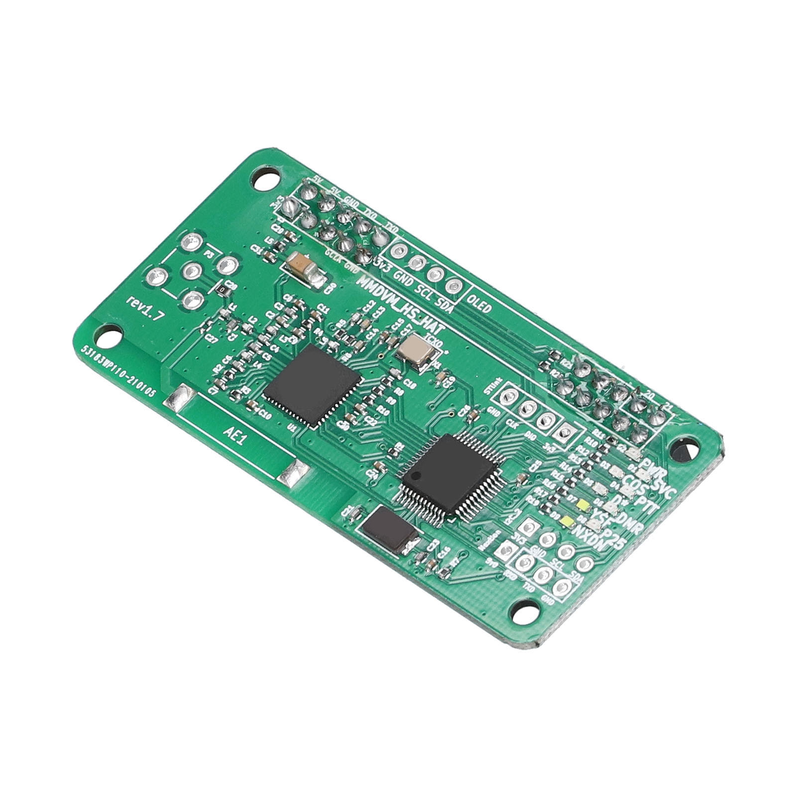 Mmdvm Hotsopt Board Modul-erweiterungskit Kompatibel Mit Dmr P25 Und Antenne Für Amateurfunkinstallationen