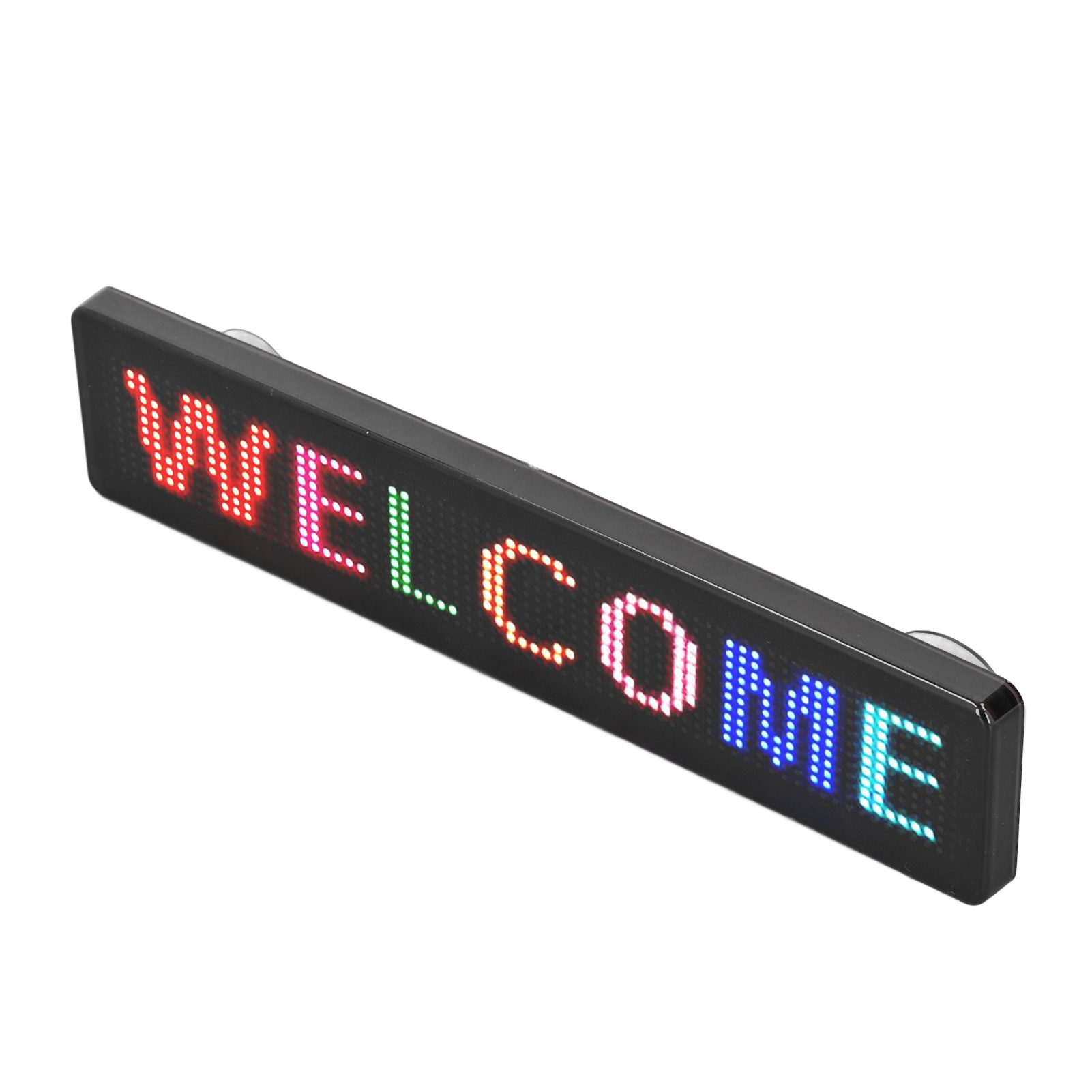 12x72-farbiges Led-panel, Steuerbar Über Eine Bluetooth-anwendung, Mit Strom Versorgt Über Usb 5v Dc, Zur Dekoration Der Heckscheibe Oder Wand Eines Autos (230x50 Mm).