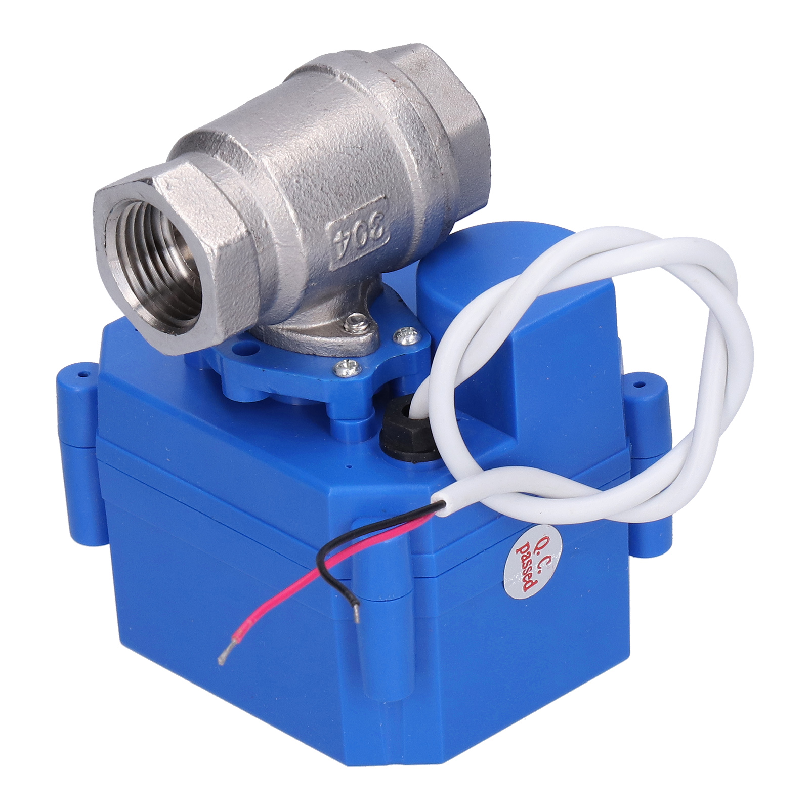 1/2"-edelstahl-mini-elektrokugelhahn Cr01, Bsp-gewindeanschluss, Standard-12-v-gleichstromversorgung