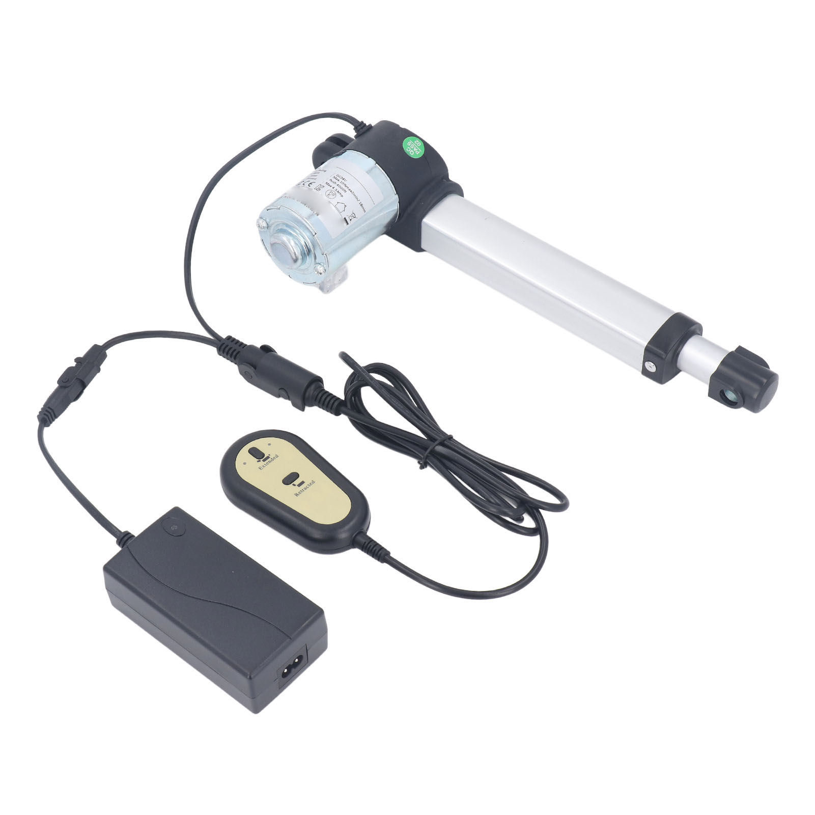 Elektrischer Linearantrieb, 4000 N, 150 Mm Hub, Gleichstrommotor, Einziehbare Stange Für Landmaschinen, 24 V, Eu-stecker, 100–240 V