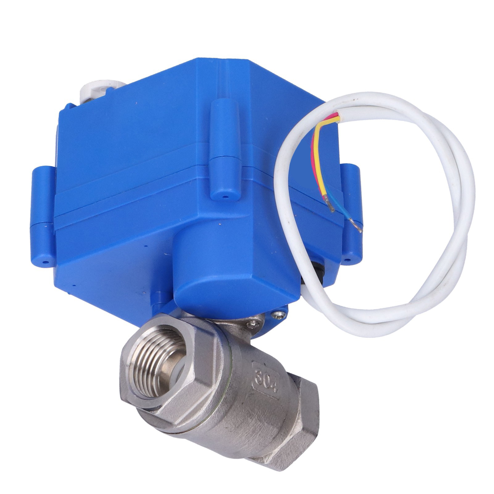 Motorisiertes Edelstahl-kugelventil, Miniatur-direktbohrungs-hydraulikanschluss Dn15 Dc12v