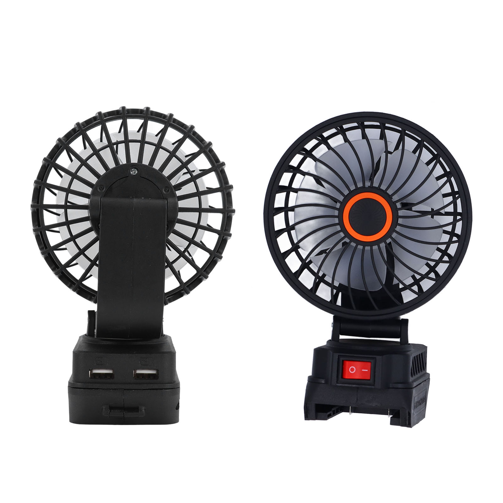 Dartek 20v 10cm (4 Zoll) Tragbarer Multifunktions-campingventilator Mit Lithium-batterie