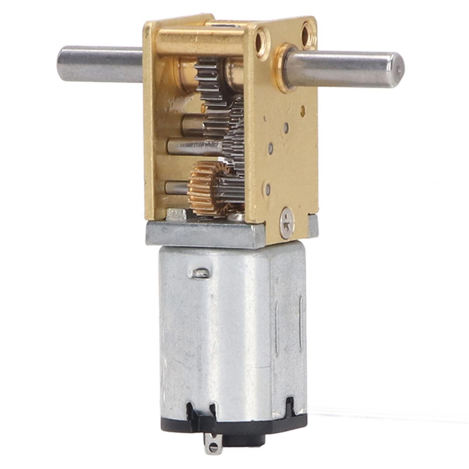 Turbo-schneckengetriebemotor, Dc3v 13rpm Mikrobürstenmotor, Mini-2-wellen-untersetzung Mit Festem Sitz Für Smart-fahrzeuge