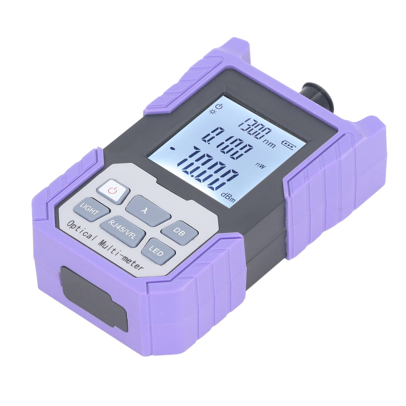 Hochpräzises Glasfaser-wattmeter -70 Bis +10 Dbm, Glasfaserkabeltester Mit Led-anzeigeleuchte