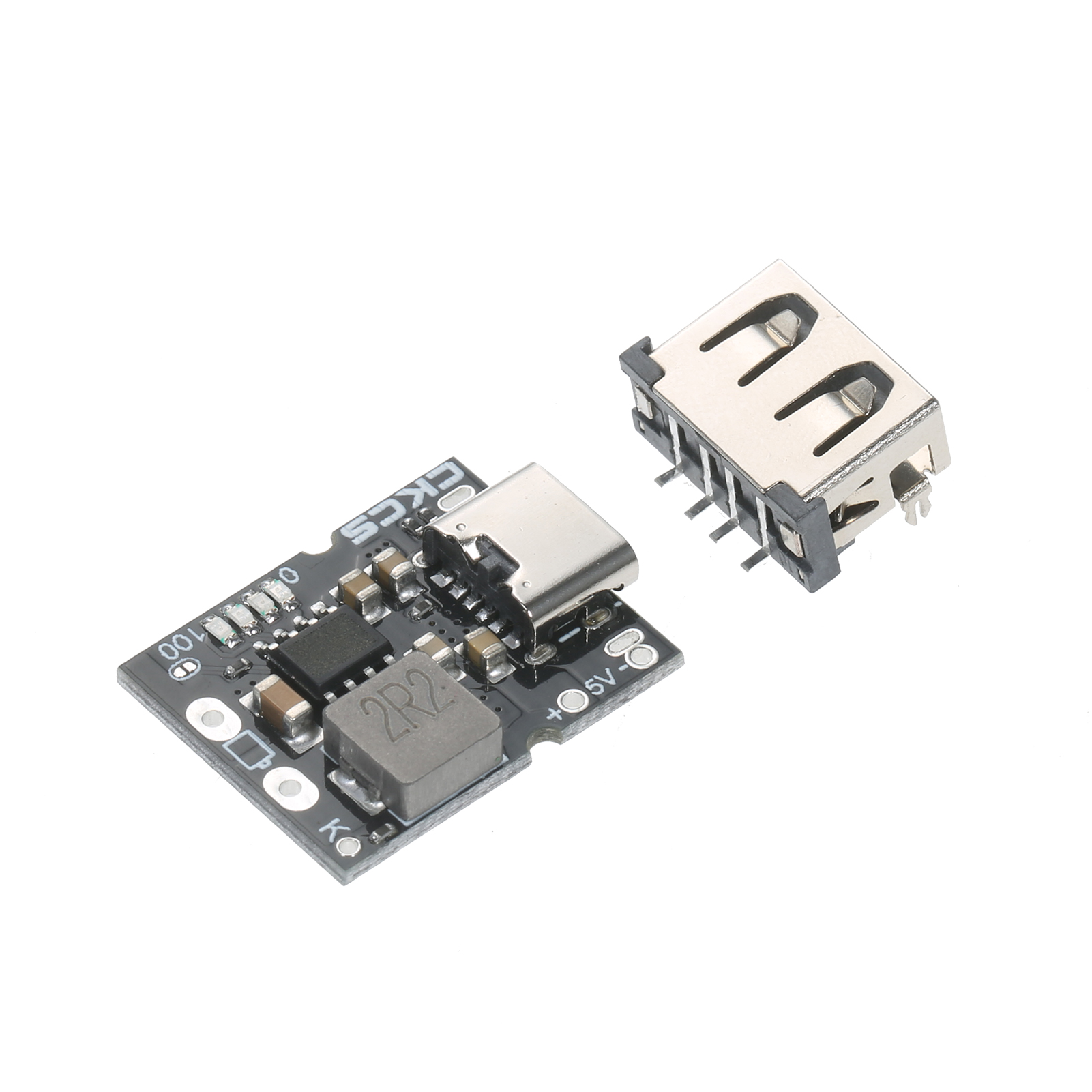 5v 2a Lithium-akku-ladeplatine Mit Usb-c-eingang Und Usb-c-buchse Für Elektronik-bastelprojekte