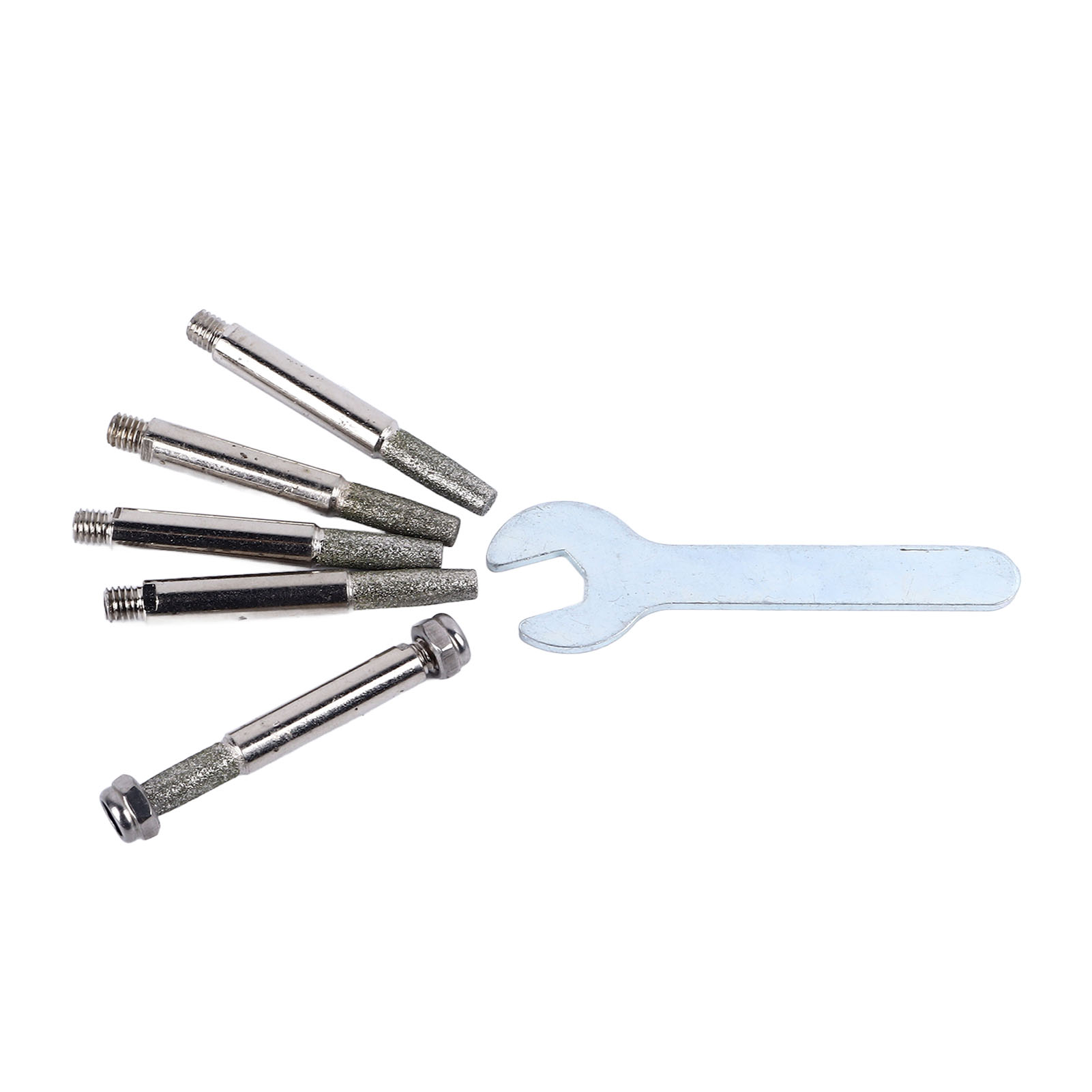 Set Aus 5 Kettensägen-schärfsteinen, Inklusive Bohrer, Hochhartes Schärfwerkzeug Für Kleine Ölkettensägen, Große 325er Und 8-zoll-kettensägen.
