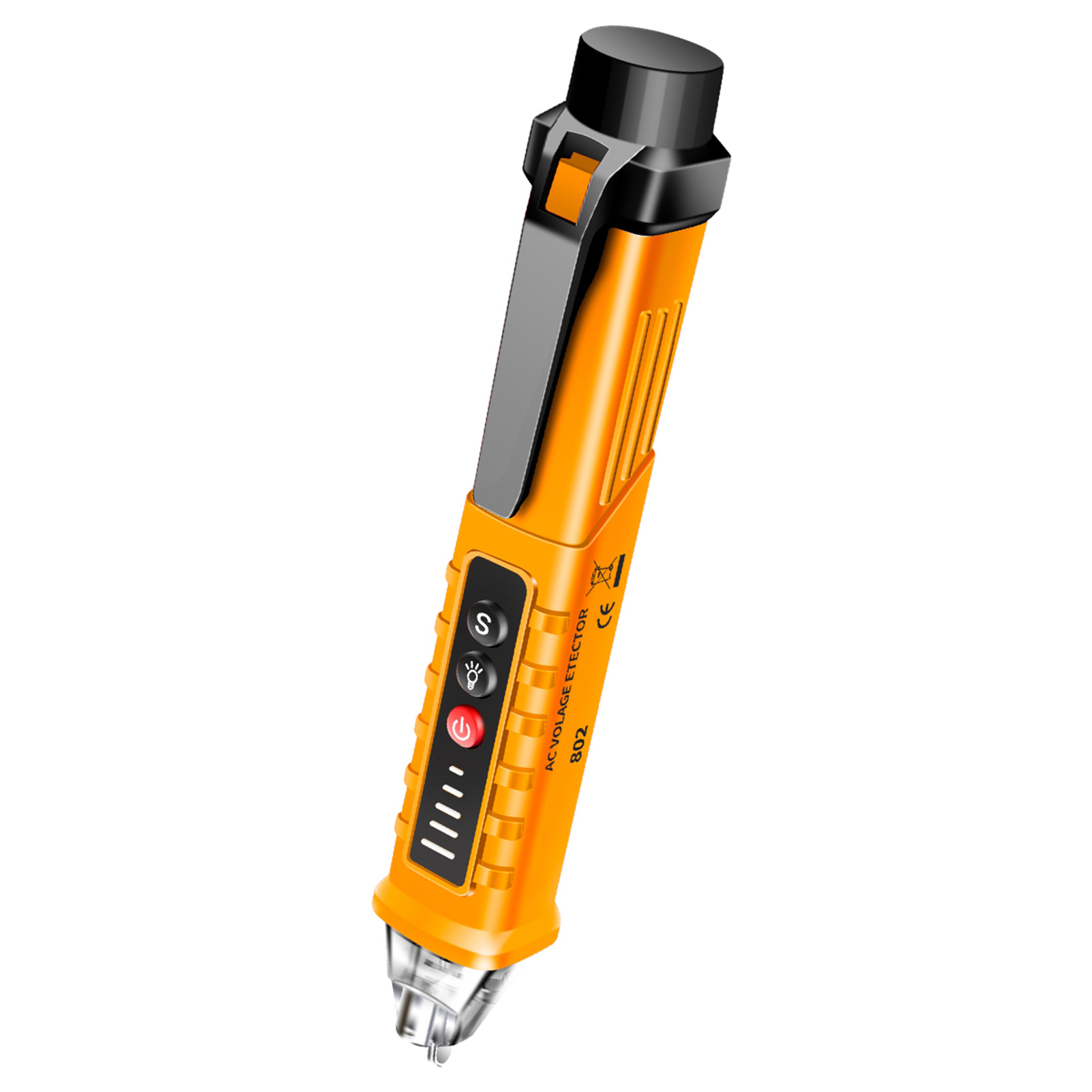 Aneng Vd802 Berührungsloser Wechselspannungsprüfer Und Multimeter 12 V–1000 V, Stiftformat, Led-anzeige, Steckerspannungssensor