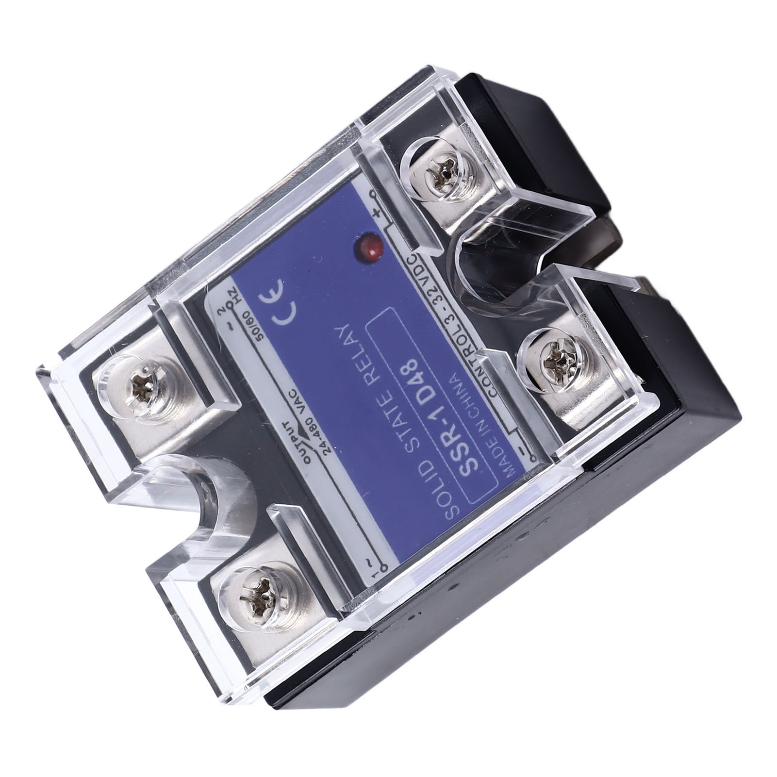 Einphasiges Dc/ac-halbleiterrelais, Statischer Spannungsregler, 3 Eingänge, 32 Vdc, 24–480 Vac, 80 A Last