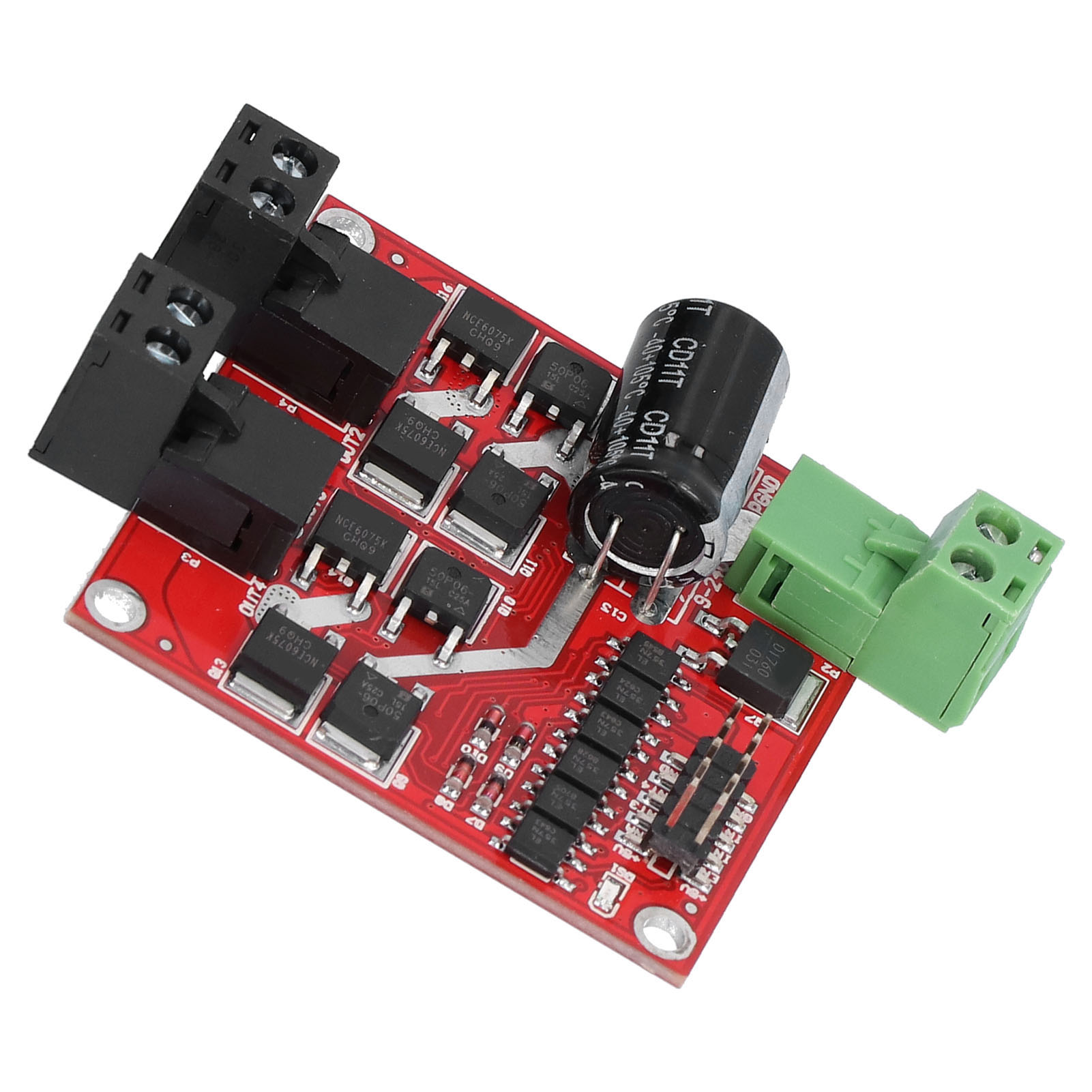 Kunststoff-gleichstrommotor-steuermodul, 2 Pwm-kanäle, 160-w-hochleistungselektronikbauteil