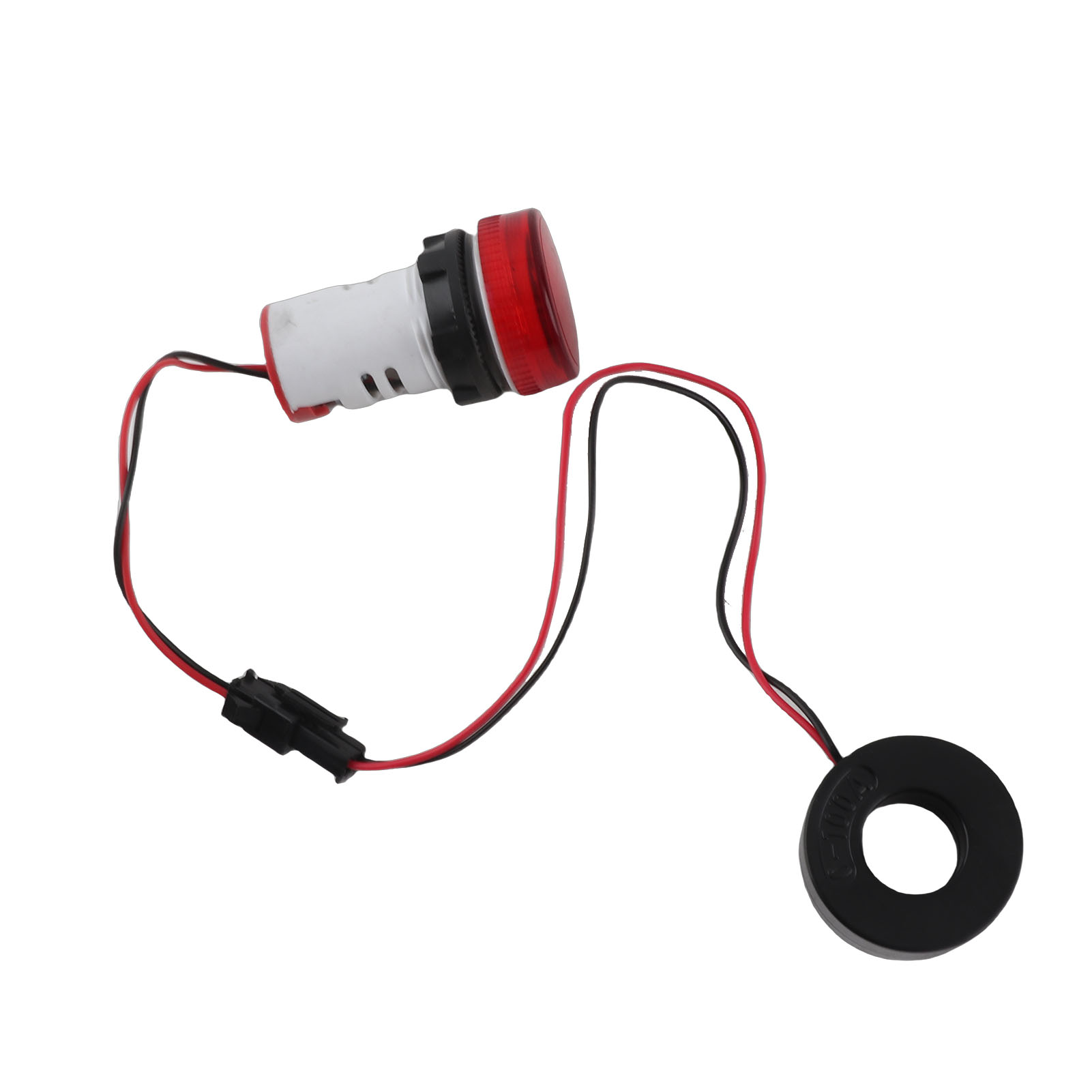 Universelle Stromsignalanzeige Mit Zwei Displays, Runde Lampe, 60–500 V Ac, Ad16–22dva