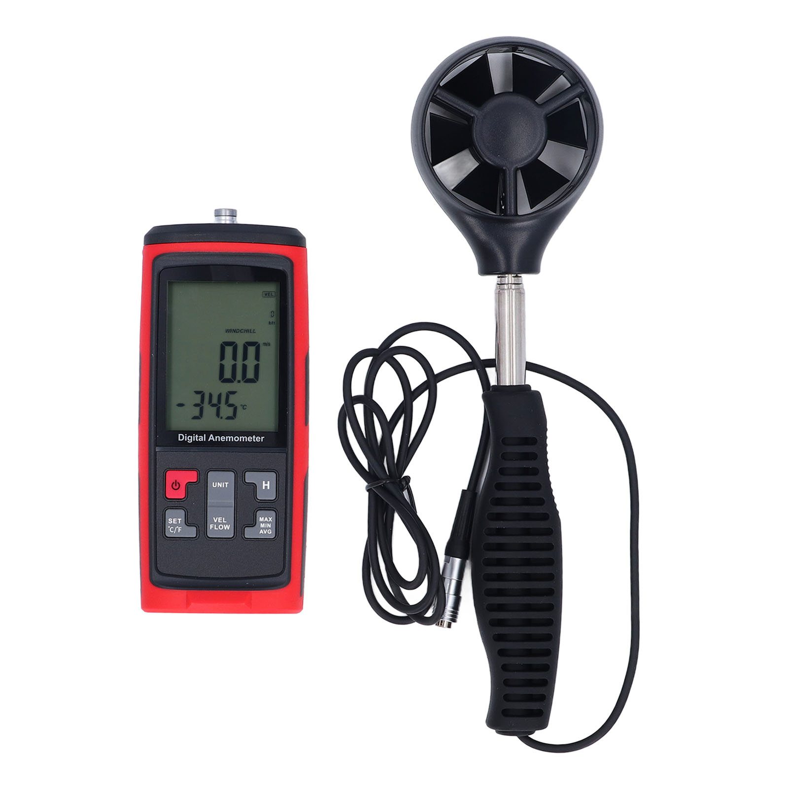 Hochpräzises Anemometer/thermometer, Tragbares Digitales Gerät Zur Messung Von Luftgeschwindigkeit Und -strömung Für Den Einsatz Auf See