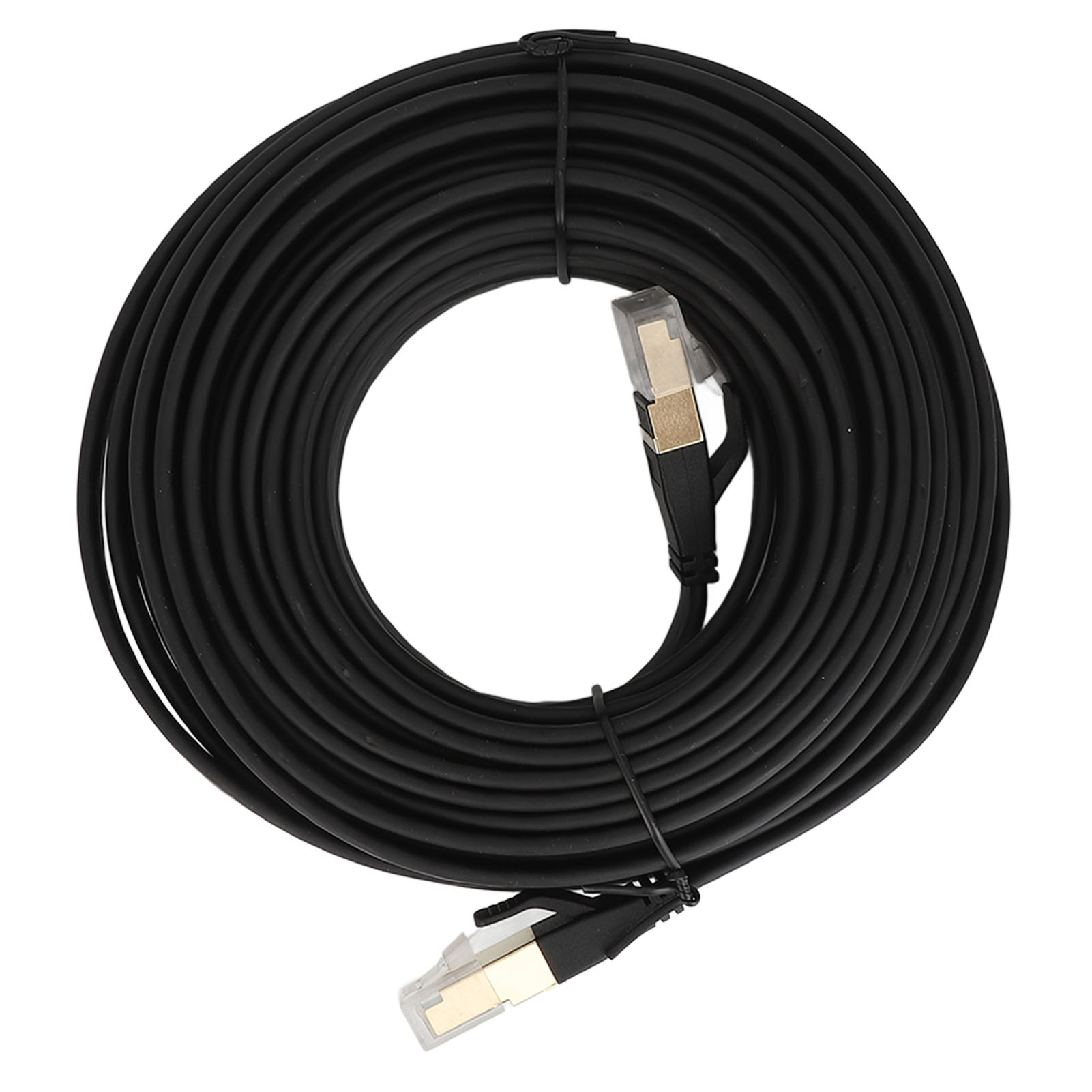 Geschirmtes, Flaches Cat-8-netzwerkkabel Mit Rj45-stecker, Hohe Geschwindigkeit 40 Gbit/s, 2000 Mhz, 10 Meter.