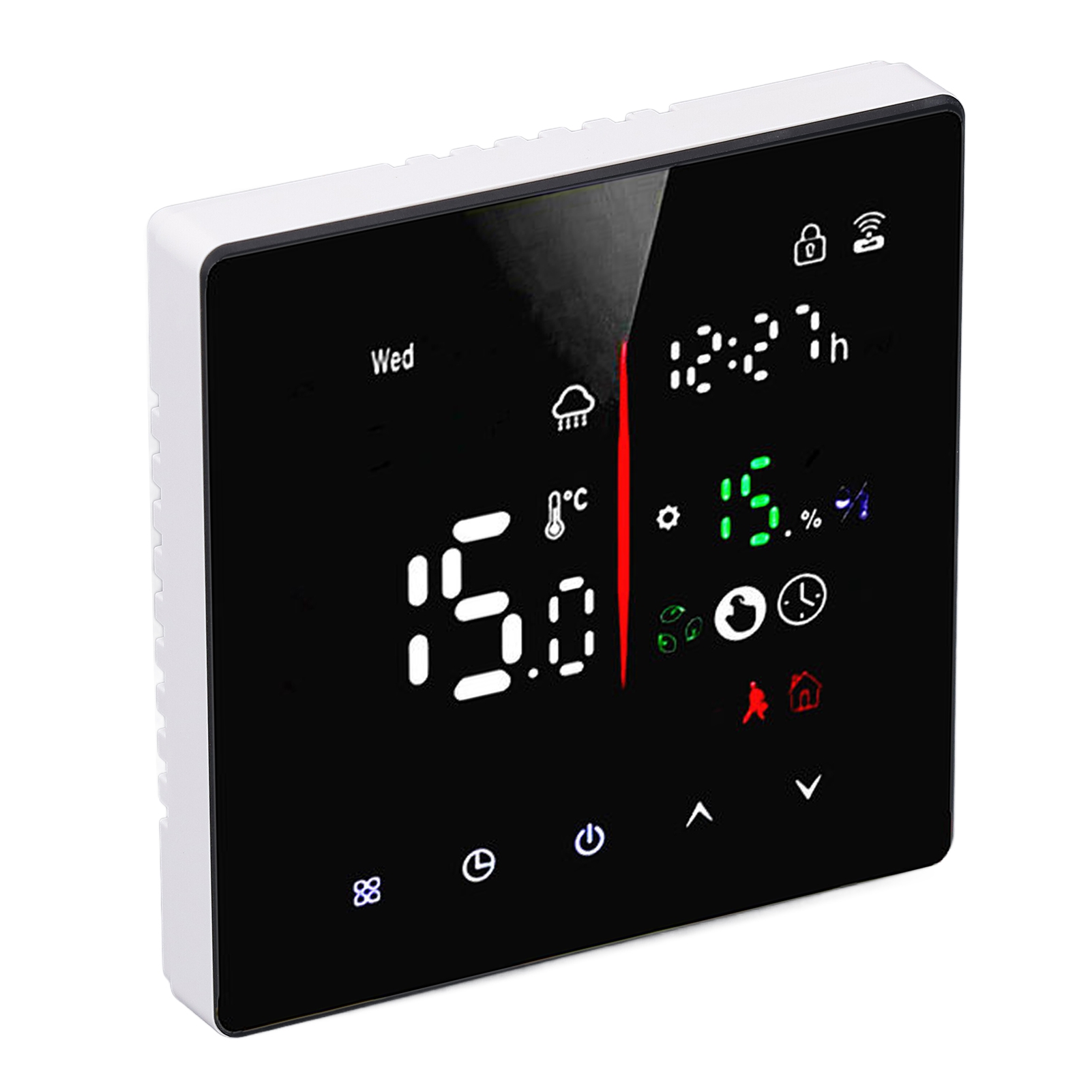 Tuya Ac 90-240v Wlan-digitalthermostat Mit App-steuerung, Timer Und Touchscreen Für Smart Home