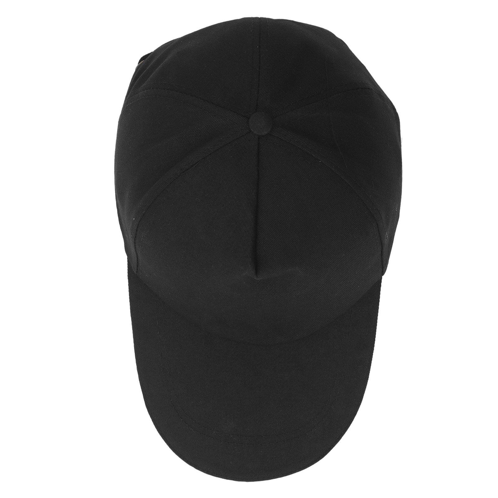 Verstellbare Baseballkappe Mit Stoßschutz, Abs-innenfutter, Atmungsaktive Baumwolle, Leicht, Schwarz