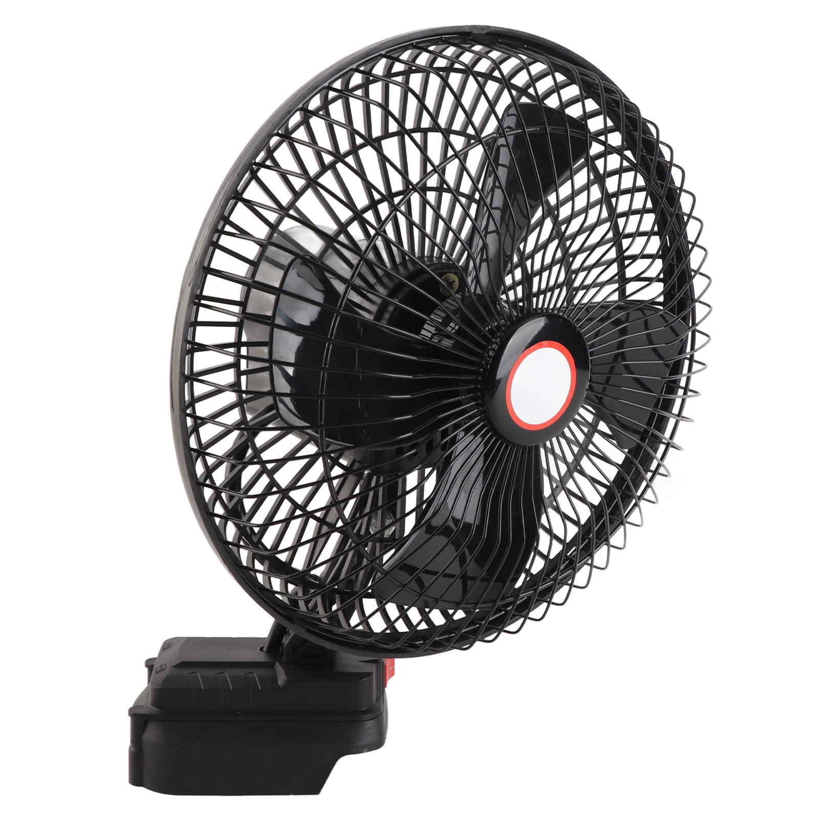 Wiederaufladbarer, Tragbarer Ventilator Mit 20 Cm (8 Zoll) Durchmesser Und Lithium-batterie, Multifunktional, Ideal Für Büro, Camping, Angeln, Picknicks Und Wohnmobile.