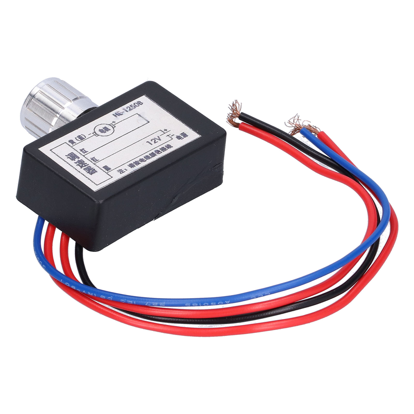 Elektronischer Drehzahlschalter 1250b, Pwm-drehzahlregler Mit Monitor Und Dimmer Für 12-v-gleichstrommotor