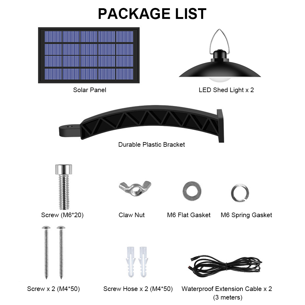 Wasserdichte Doppelkopf-solar-pendelleuchte Für Den Außenbereich, Gartenhaus, Wiederaufladbare Led-lampe Mit Automatischer Zündung, Hängende Sicherheitsbeleuchtung Für Hof, Garten, Terrasse, Tor, Stra