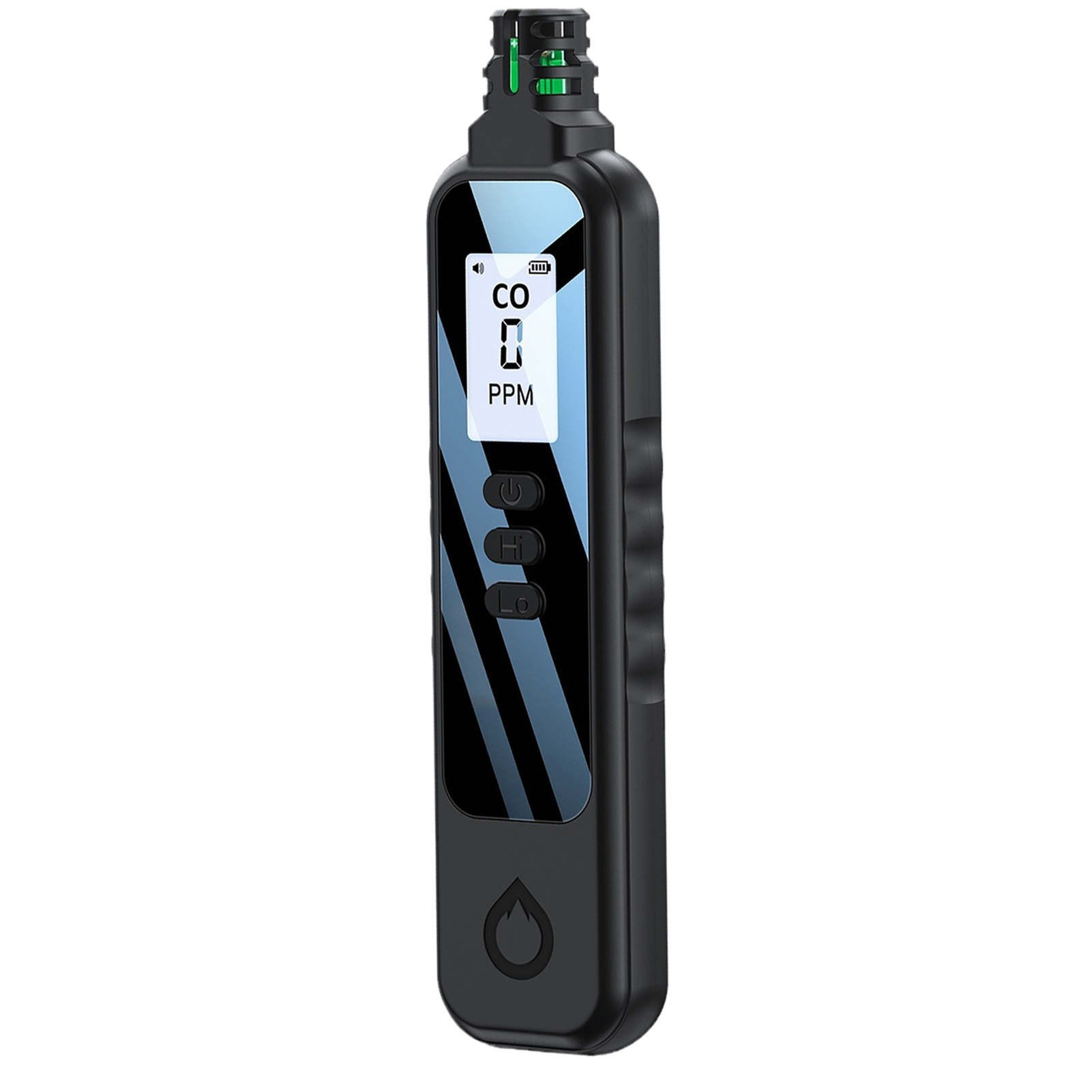 Hochempfindliches Tragbares Gaswarngerät Mit Hintergrundbeleuchtetem Lcd-bildschirm, Ideal Für Camping Und Outdoor-aktivitäten (schwarz).