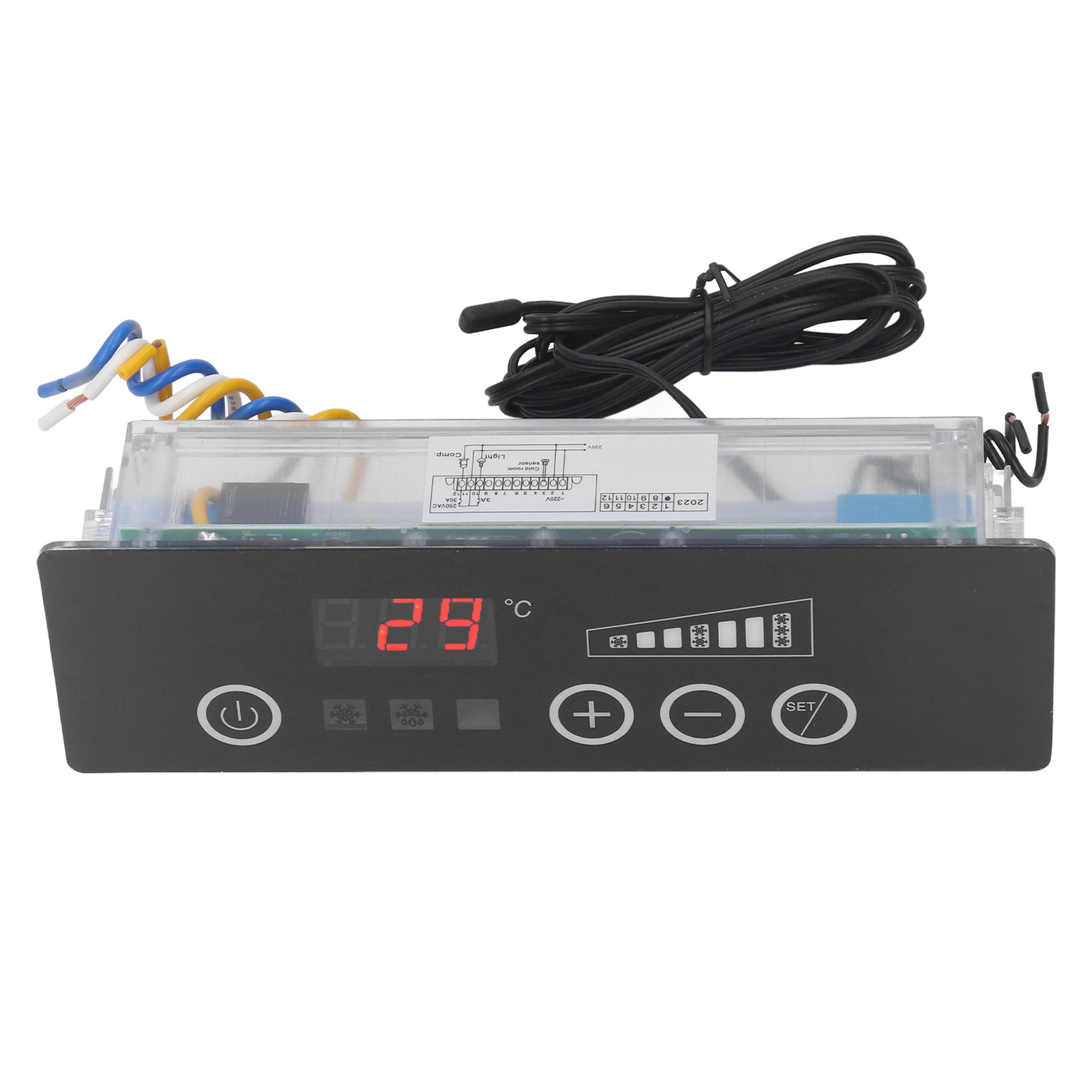 Hochpräziser Digitaler Temperaturregler, Multifunktionaler Thermostat Für Kühlschrank Und Gewächshaus, 220 V