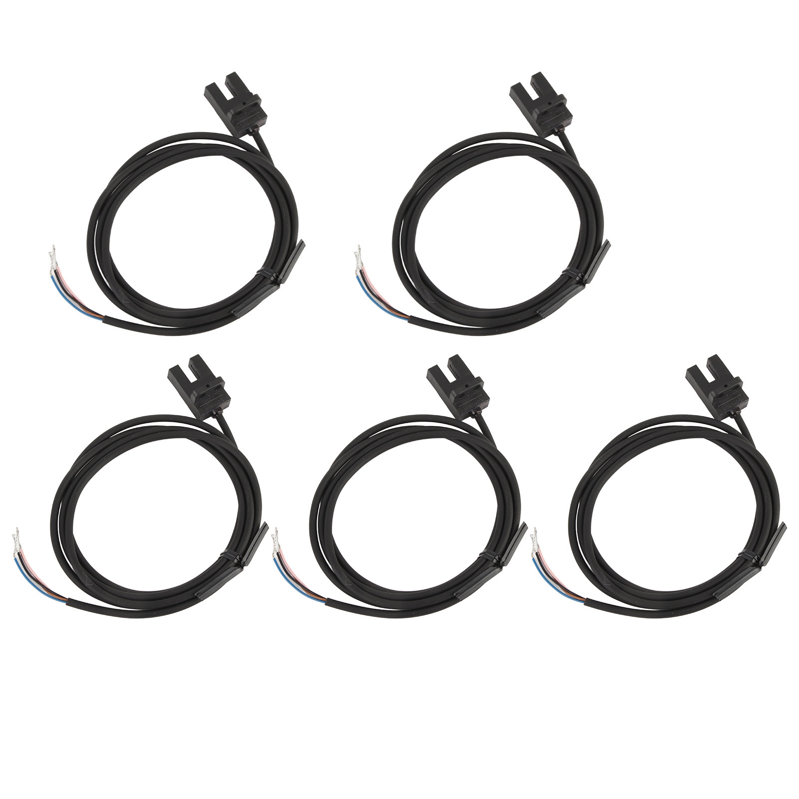 Packung Mit 5 Hochpräzisen U-förmigen Lichtschranken Mit Abs-nut, 5 Bis 24 V Dc
