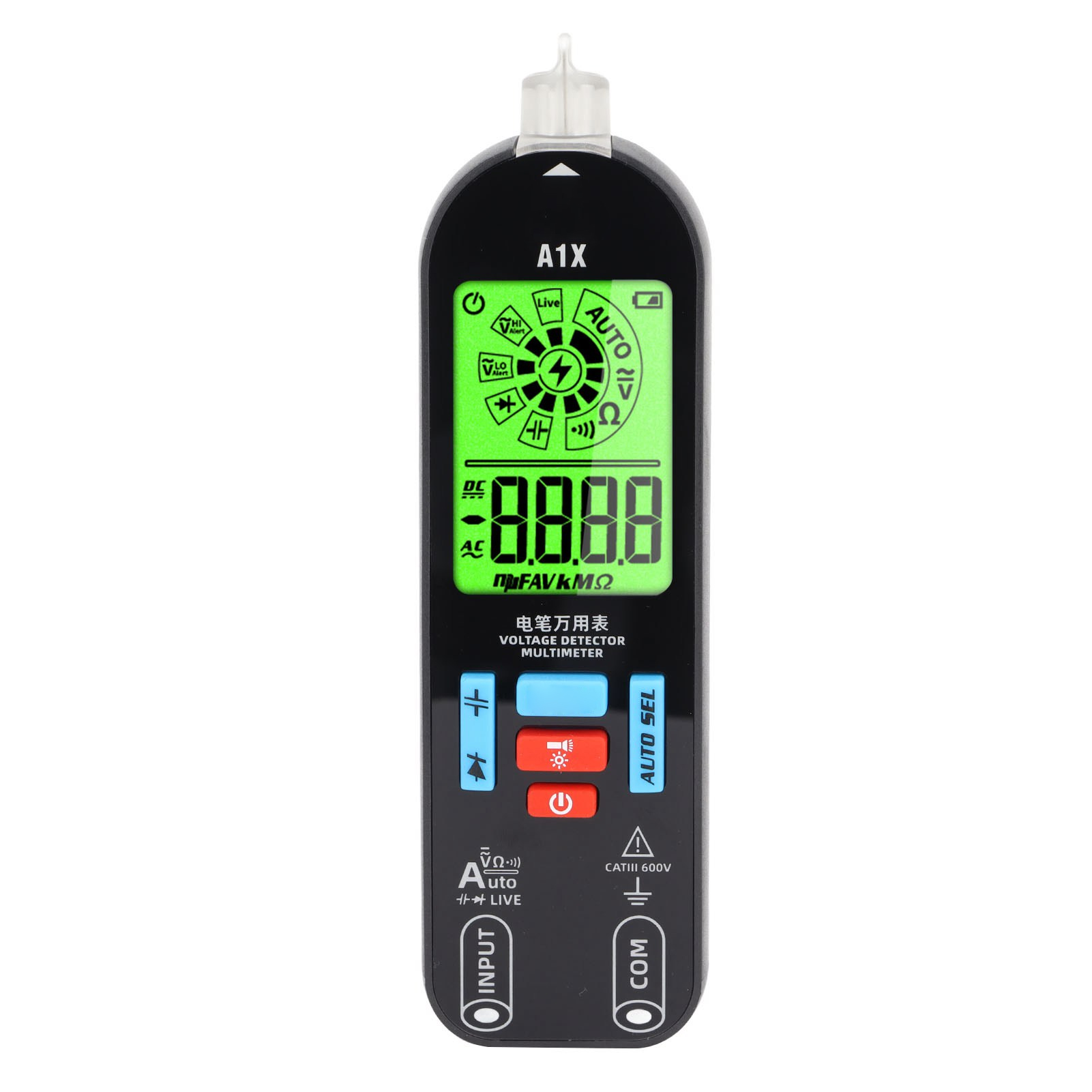 Wiederaufladbares, Automatisches Messbereichswahl-multimeter Im Stiftformat Zur Spannungsprüfung