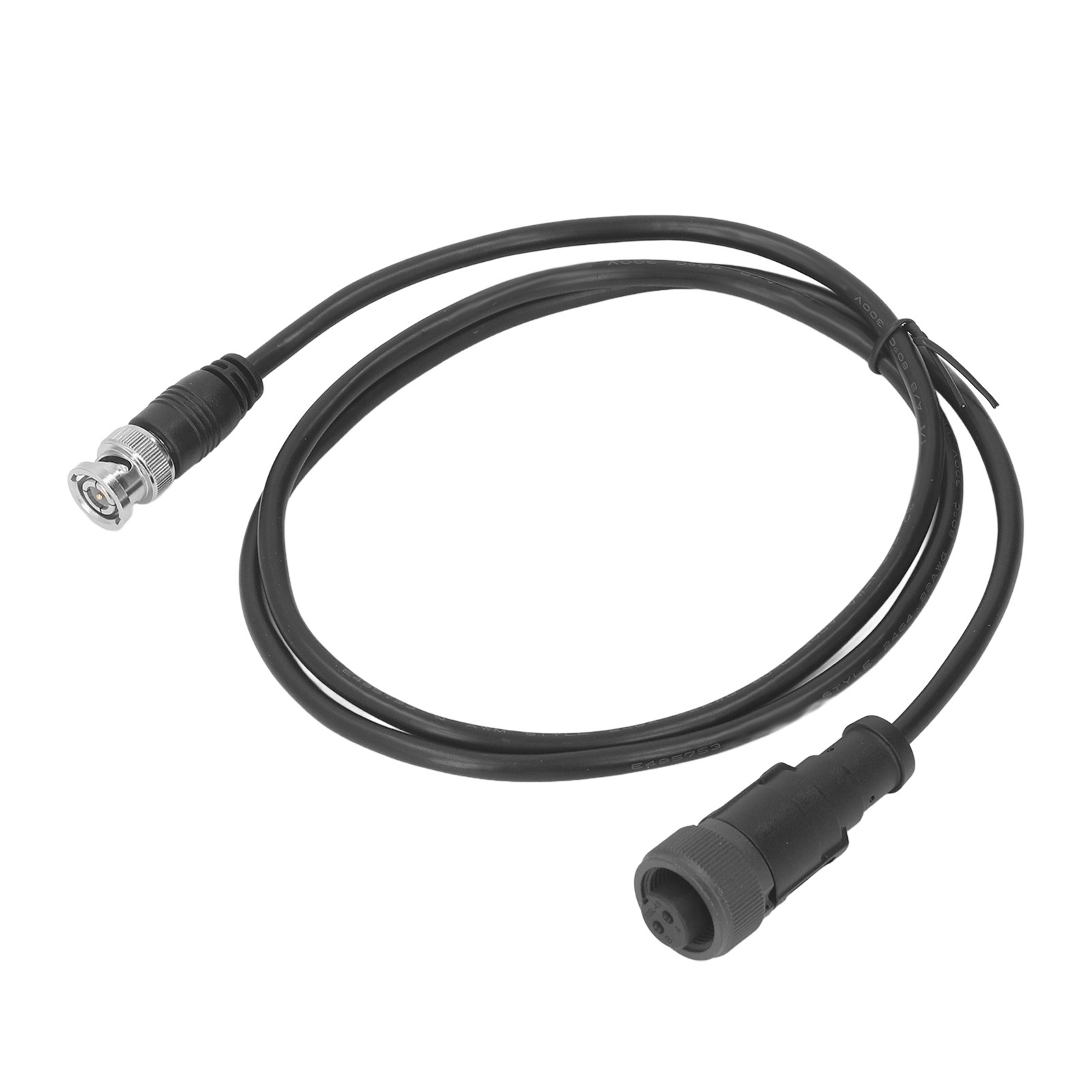 2cx22awg Pvc-elektroadapterkabel Mit C10-geschirmtem, Geradem, Umspritztem Stecker Auf Bnc-stecker