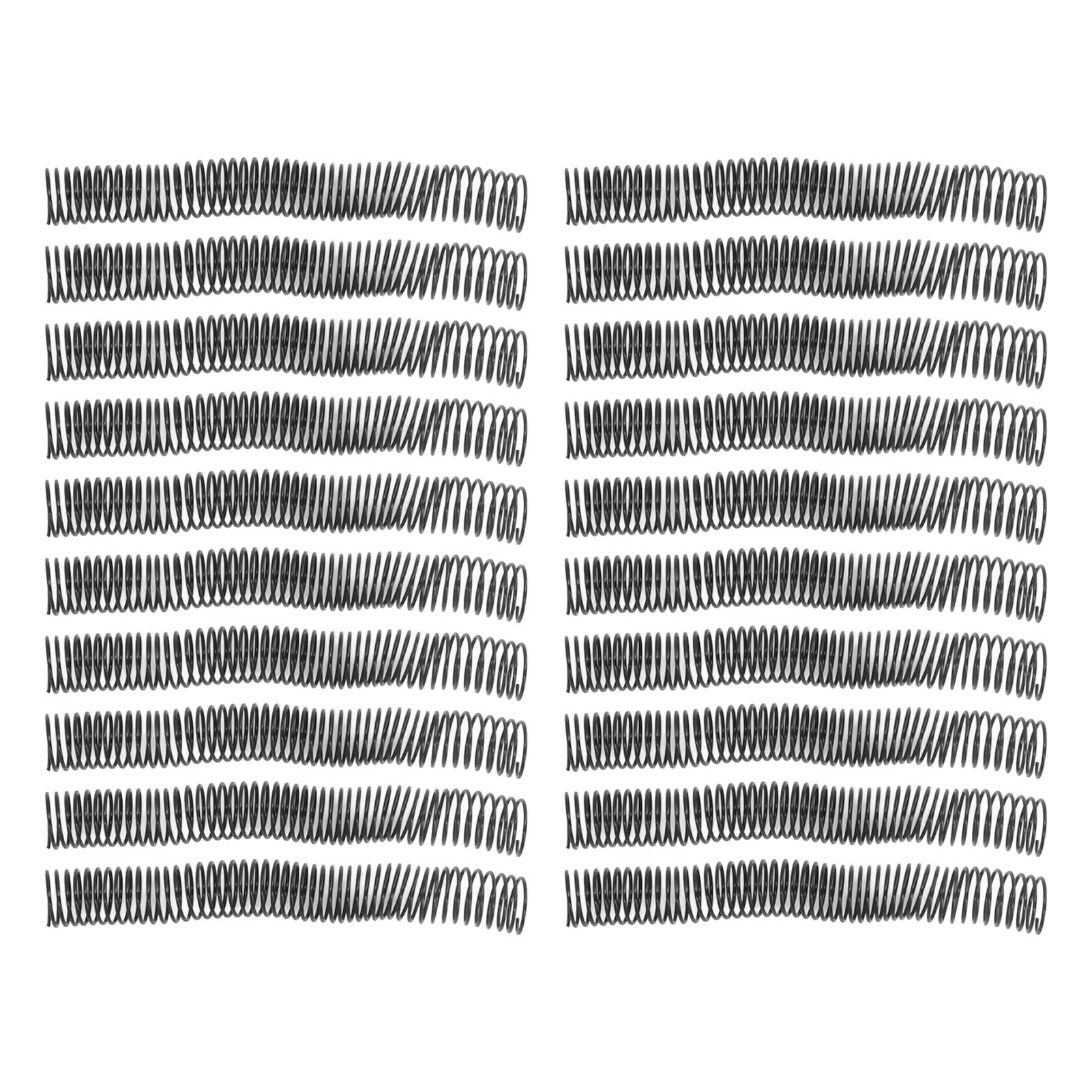 20 Kunststoff-bindespiralen, 32 Mm Durchmesser, 48 Zähne, 4:1 Teilung, Kapazität Für 280 Blatt Dokumente