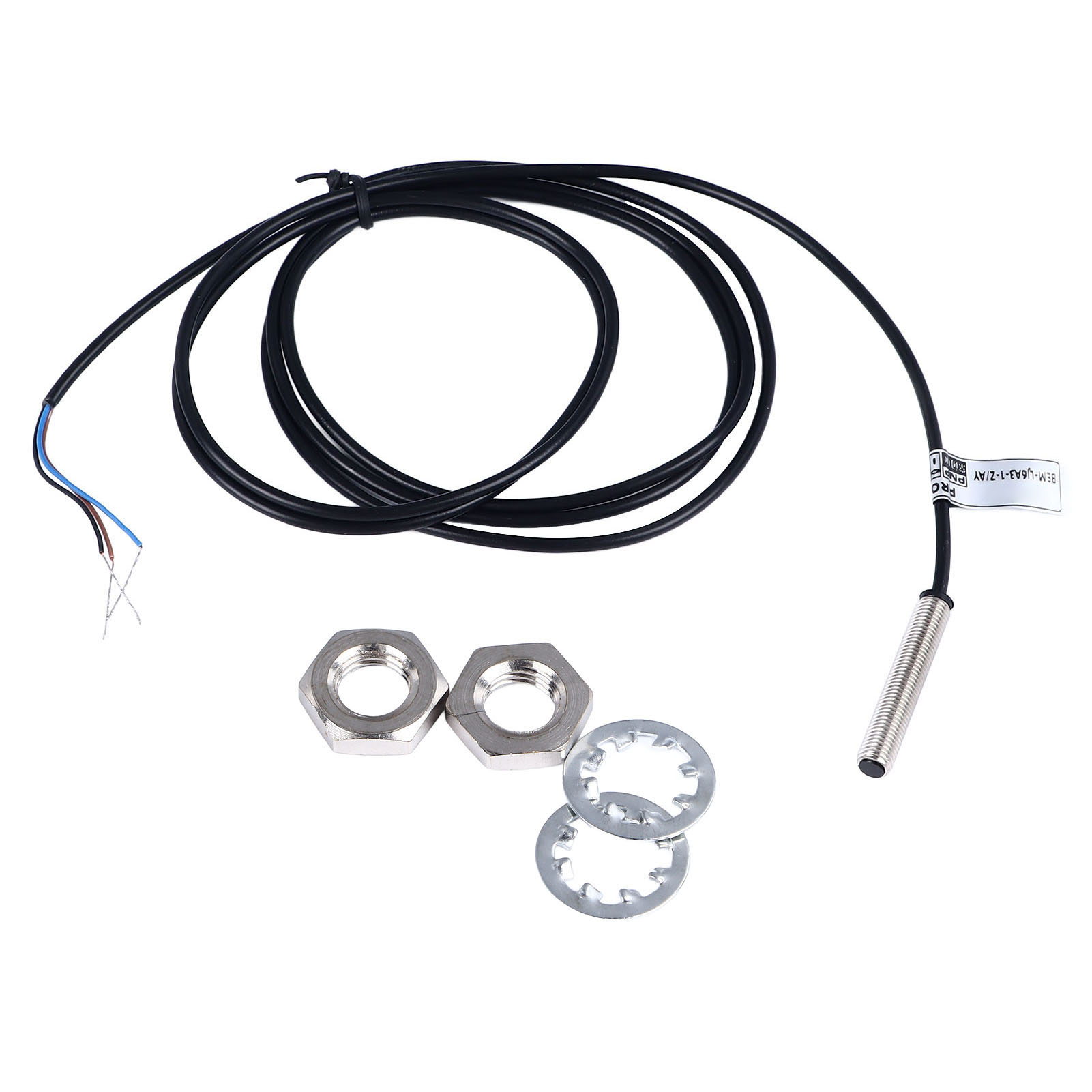 M6 Micro Pnp 3-draht-induktiver Näherungssensor, Normalerweise Geschlossen, 1 Mm Erfassungsabstand, Dc 6–36 V