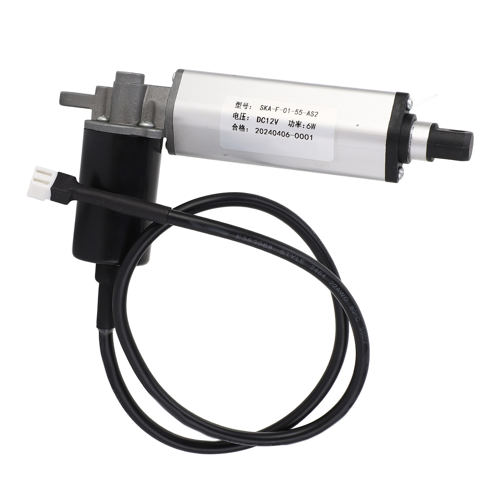 Miniatur-elektrischer Teleskop-linearantrieb, 30 N, 48 Mm Hub, 12 V Dc, 14 Mm/s Geschwindigkeit, Für Fensteröffner.