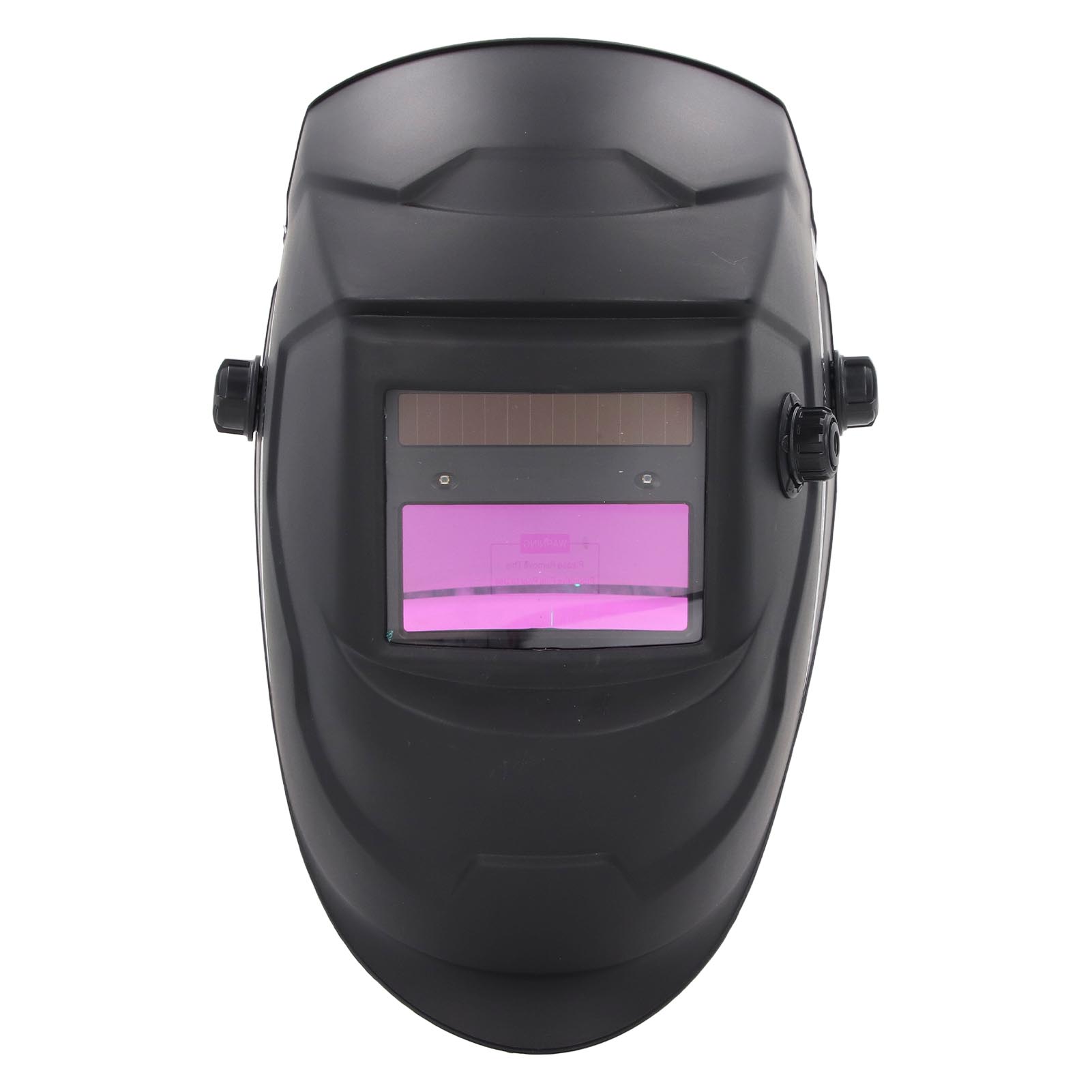 Elektrischer Schweißhelm Mit Großem Sichtfeld (92,5 X 42,5 Mm), Argon-lichtbogenschweißen, Einstellbarer Helligkeit, Integrierter Akku