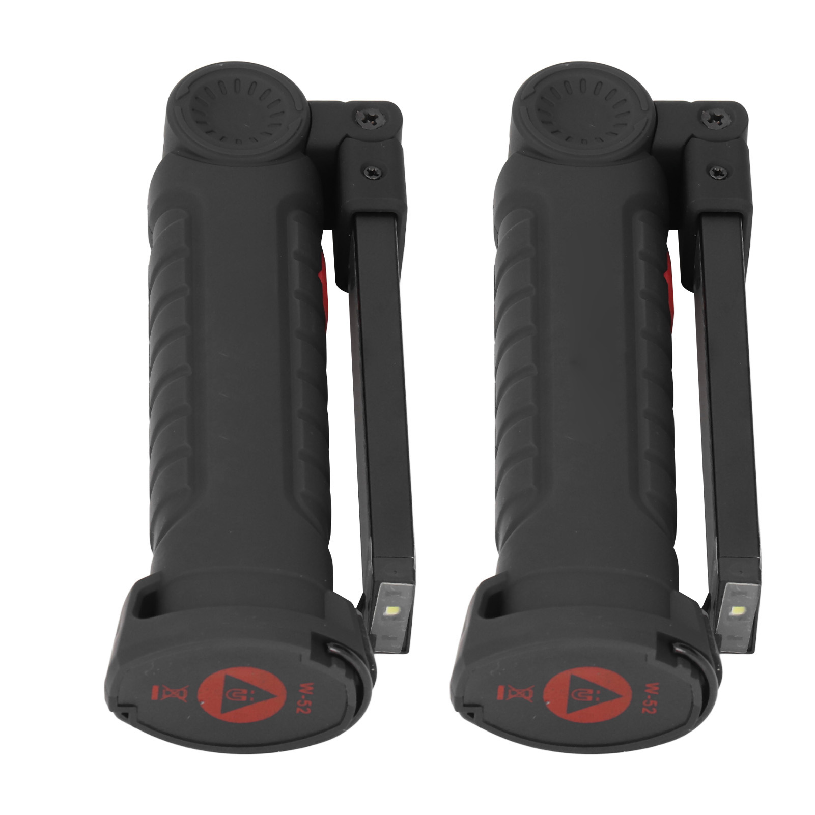 Set Mit 2 Wiederaufladbaren Led-arbeitsleuchten Mit Magnetfuß, Multifunktional, Tragbar Und Faltbar, Für Grillzwecke.