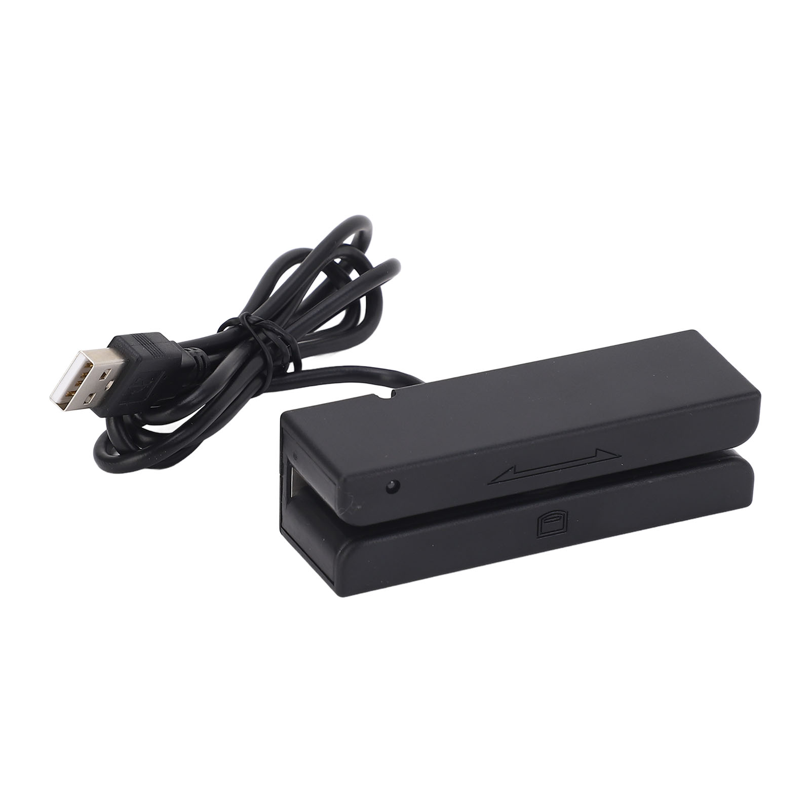 Manuelles, Bidirektionales 3-spur-usb-magnetstreifenkartenlesegerät Zur Zutrittskontrolle Und Identitätsprüfung An Verkaufsstellen
