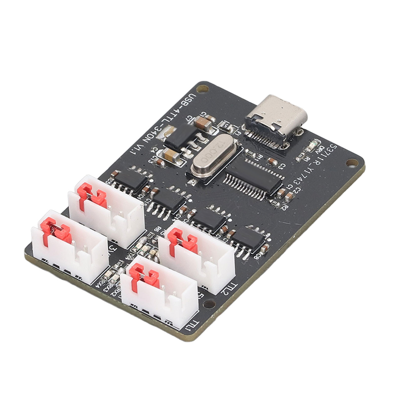 4-fach Usb-zu-ttl-seriell-port-modul, Usb-c-zu-ttl-seriell-adapterplatine Mit Led-anzeige