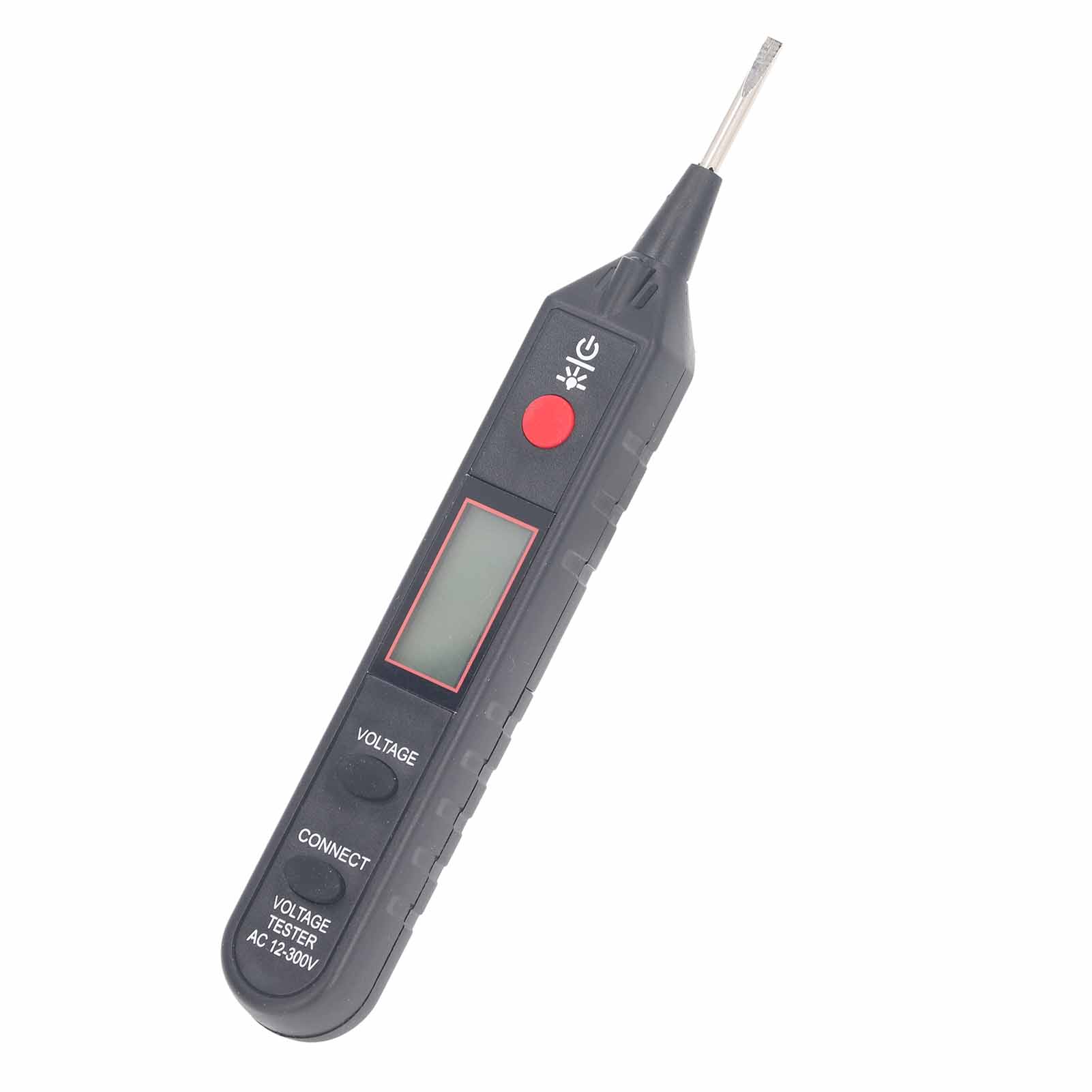 Berührungsloser Spannungsprüfer Mit Akustischem Und Optischem Alarm, 12 Bis 300 V Spannungsdetektor Und Taschenlampe Für Elektriker