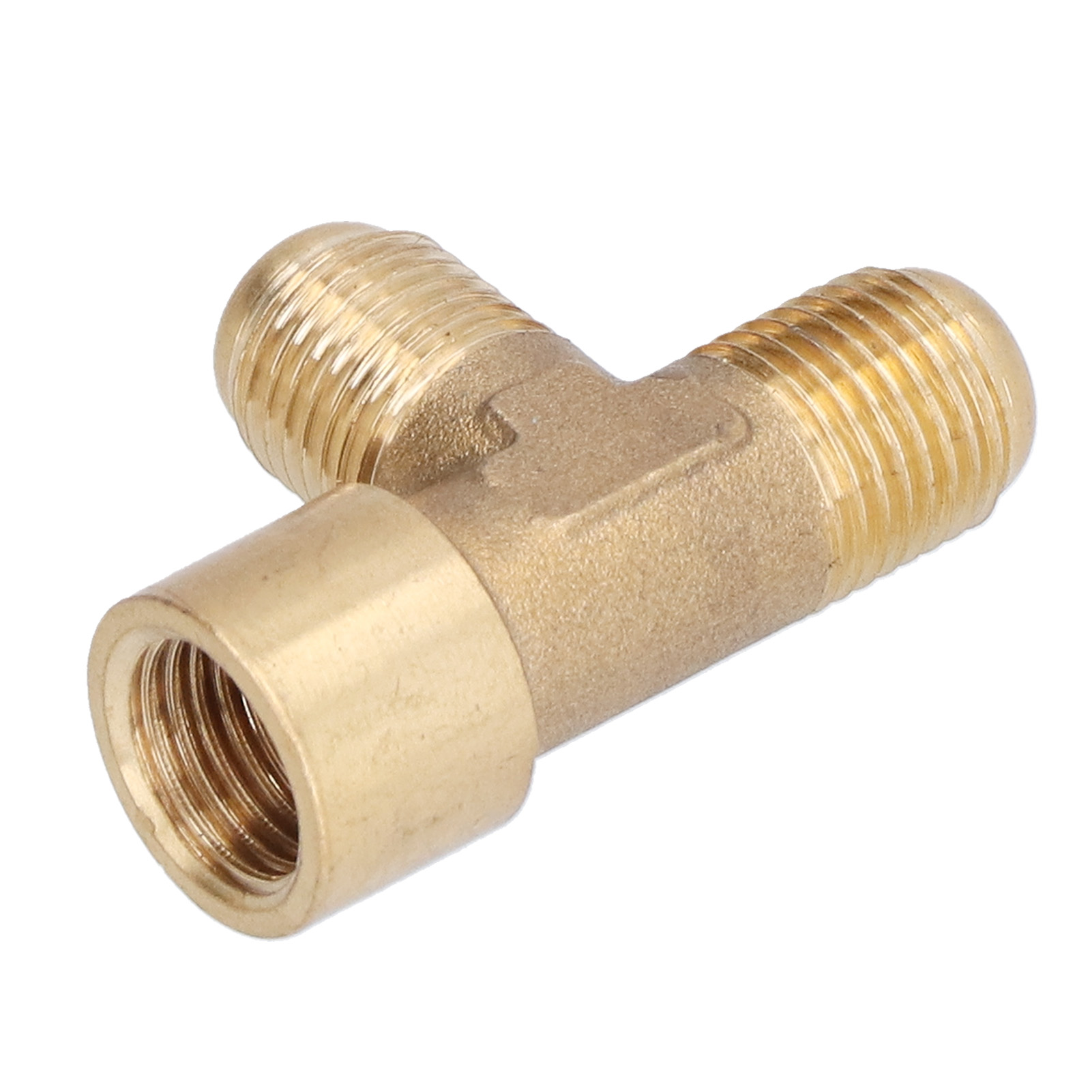 1/4"-3-wege-ventiladapter, Robust Und Langlebig, Präzisionsgefertigt, Spiralförmig, Aus Messing, Rohrverteiler
