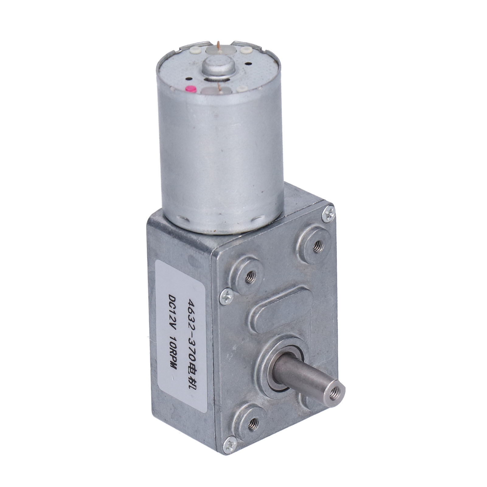 Selbsthemmender Turboschneckengetriebemotor Aus Metall, 12 V Gleichstrom, 10 U/min, Diy-zubehör 4632370