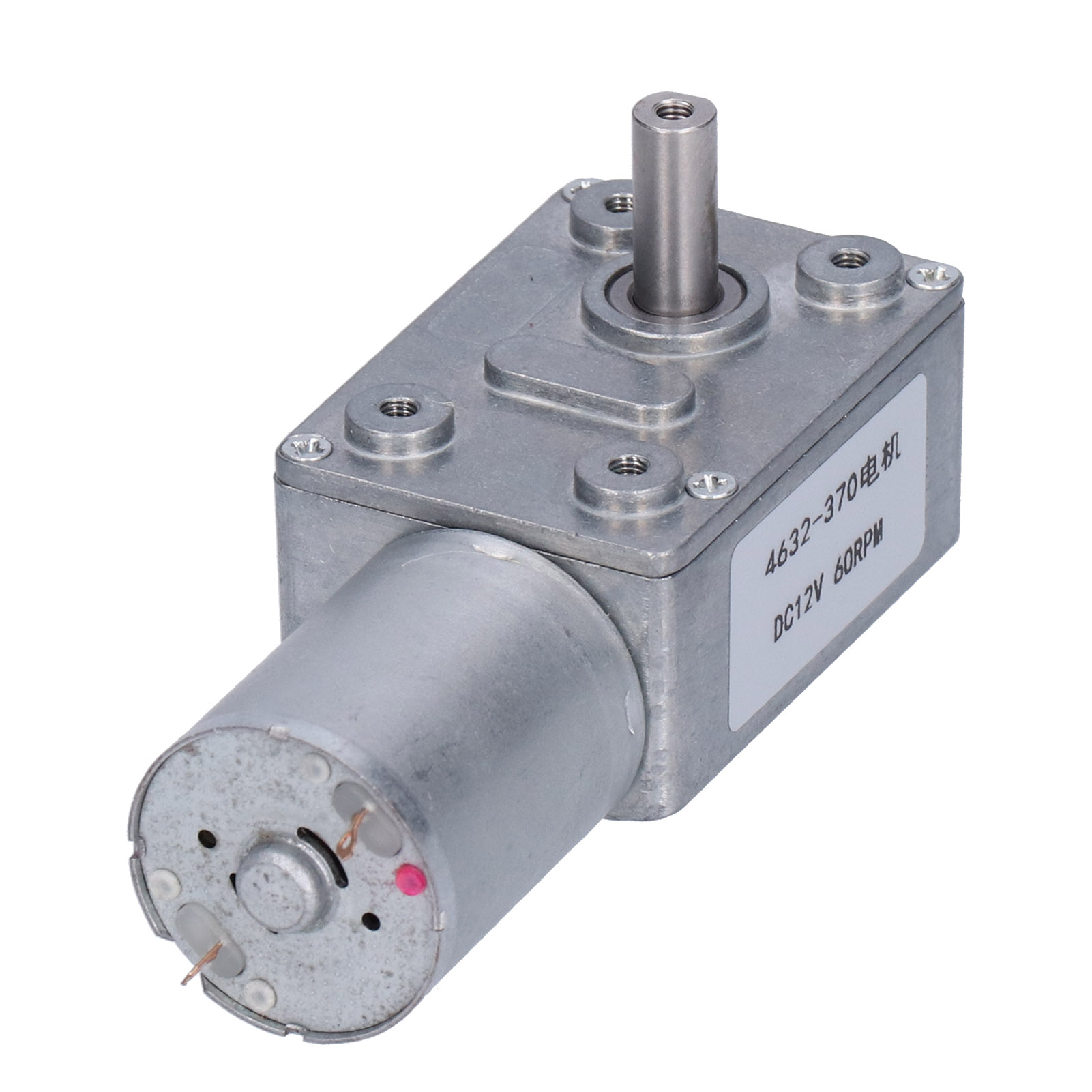 Turbinen-schneckengetriebemotor, Getriebeuntersetzungsgetriebe, Reduktionswelle, 60 U/min, 12 V Dc, 4632-370