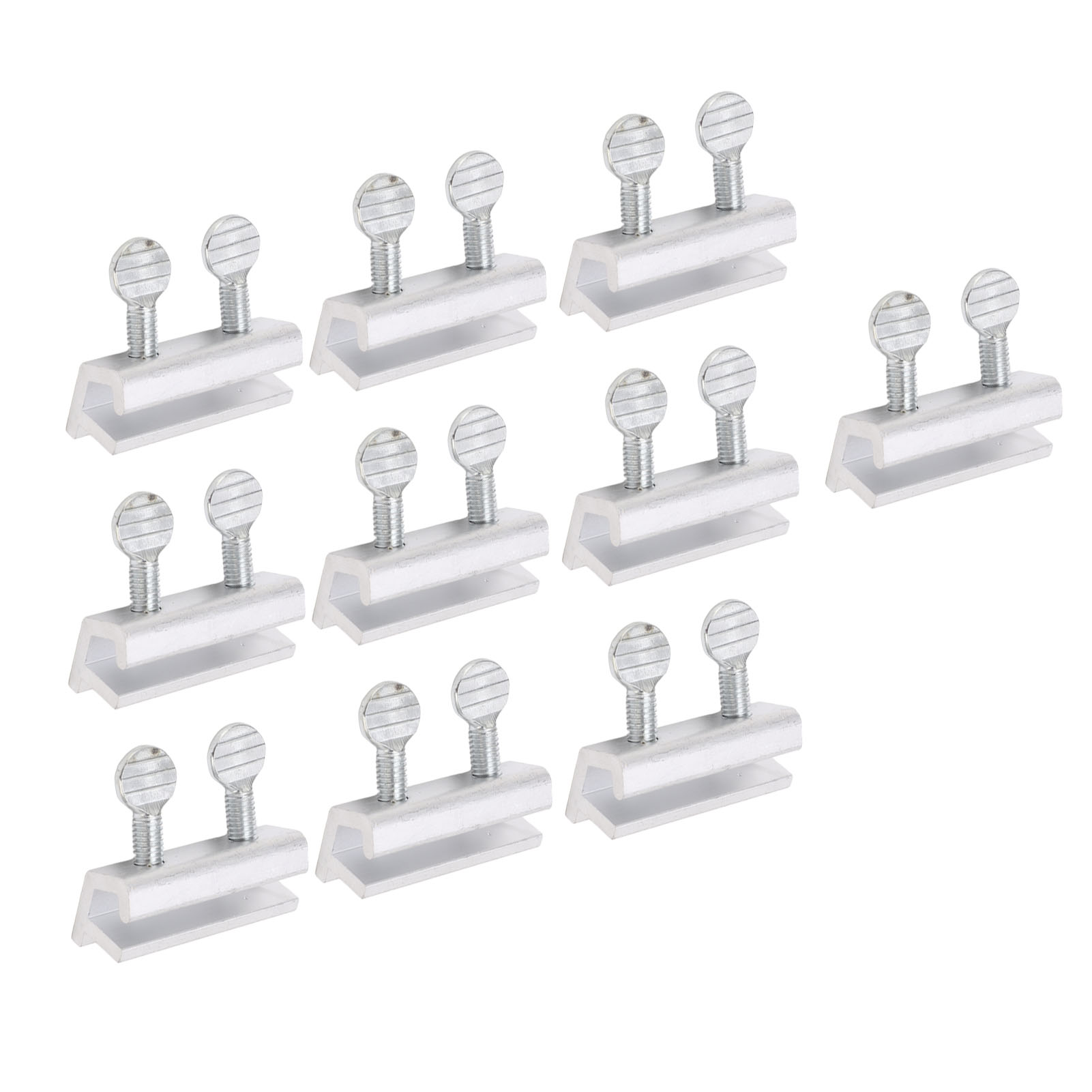 Set Mit 10 Sicherheitsverriegelungen Für Schiebefenster, Vertikal Und Horizontal Verstellbar.