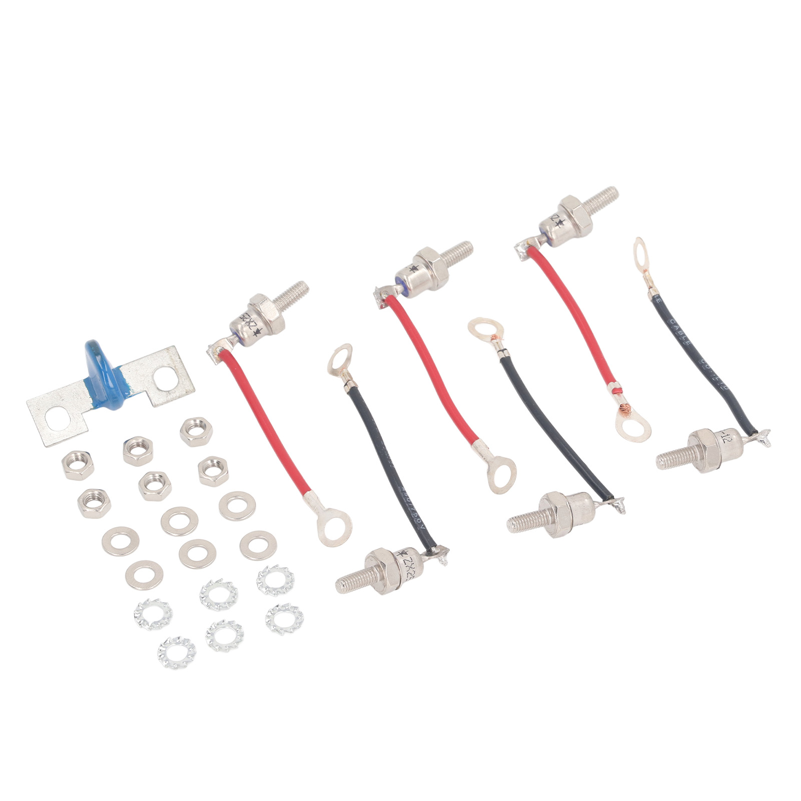 Dioden- Und Widerstandssatz Zx25a Mit Unterlegscheiben Und Muttern, Elektronische Bauteile Für Das Stamford Rsk1001 Gleichrichterrad